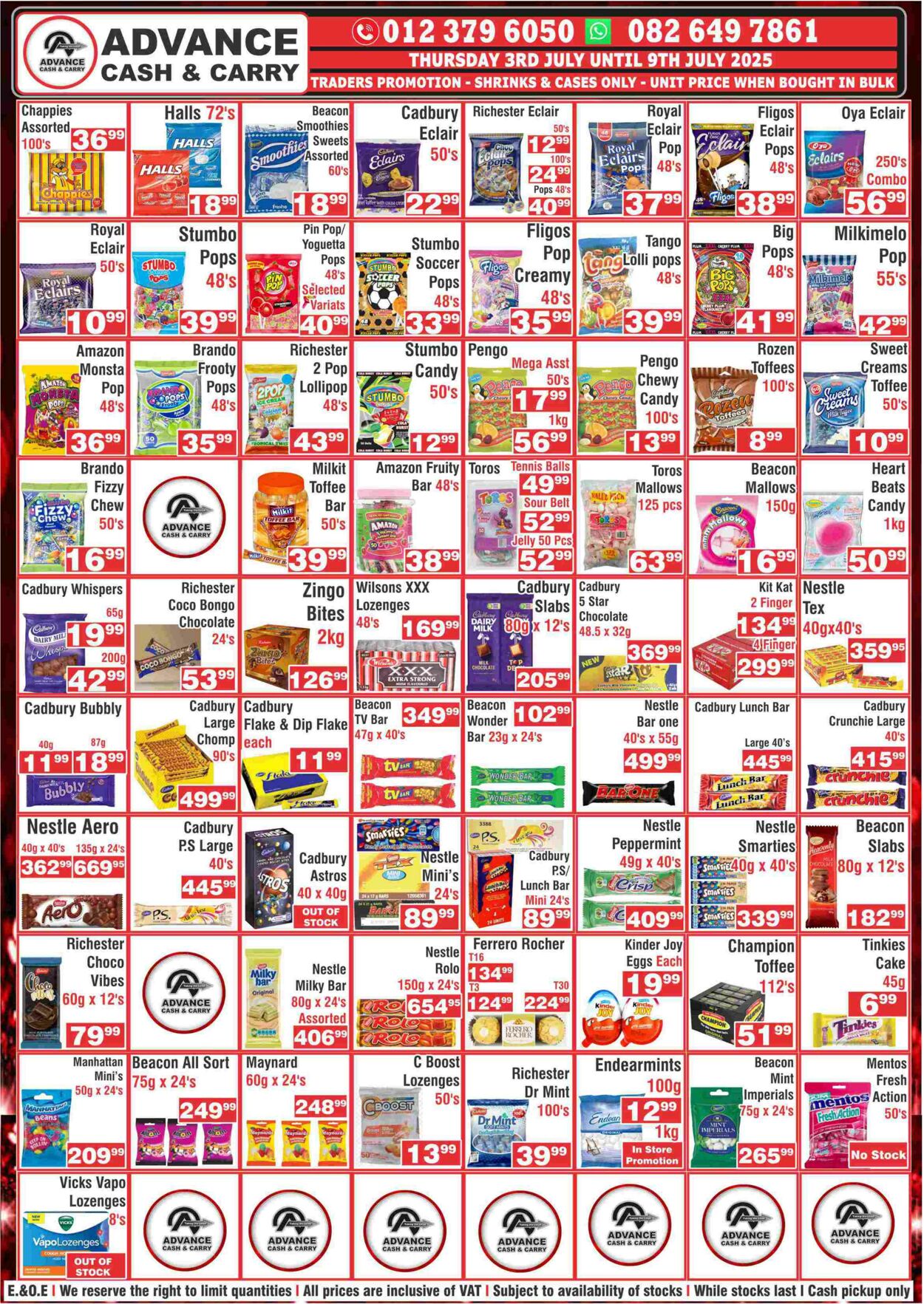 Special Advance Cash&Carry 03.07.2025 - 09.07.2025