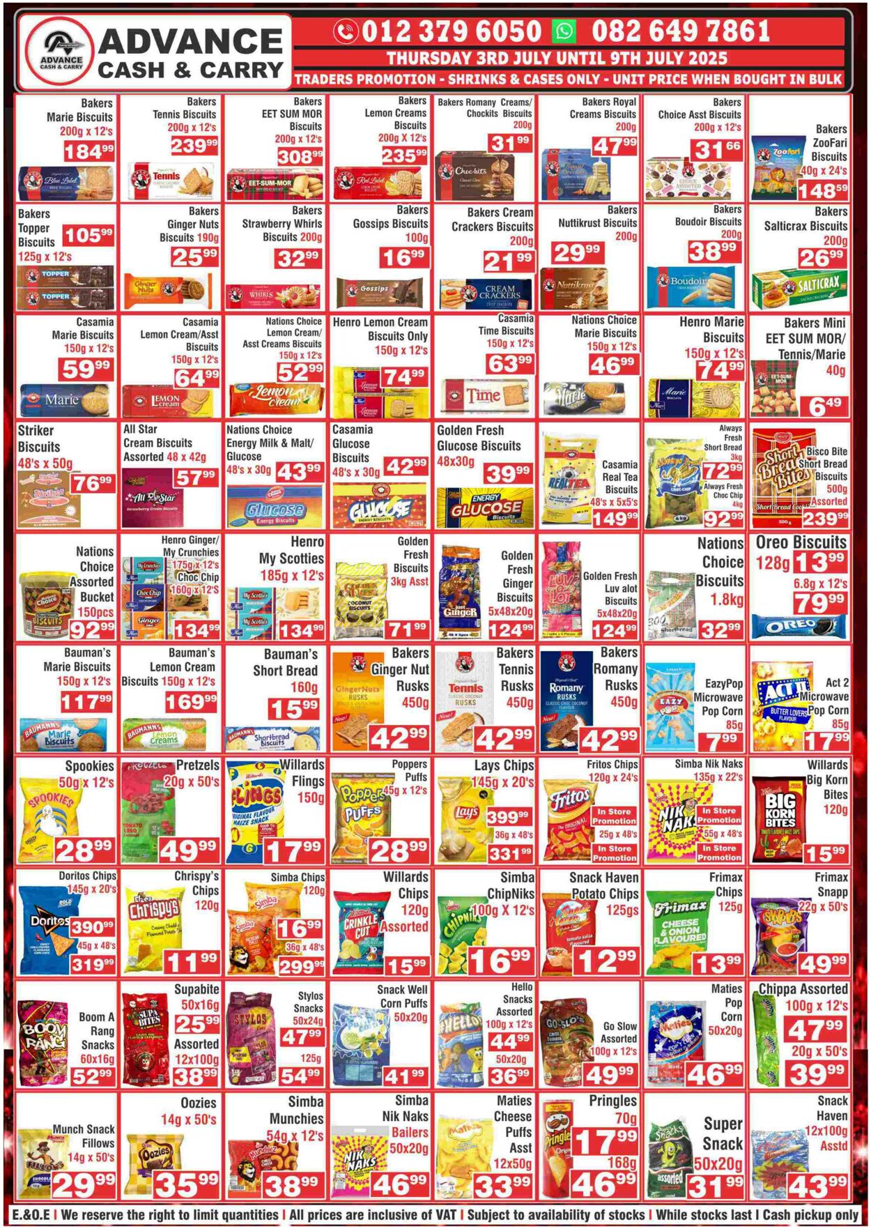 Special Advance Cash&Carry 03.07.2025 - 09.07.2025