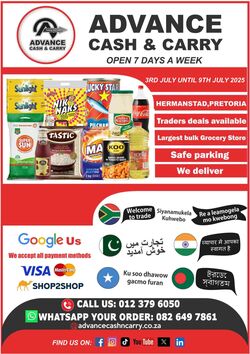 Special Advance Cash&Carry 03.07.2025 - 09.07.2025