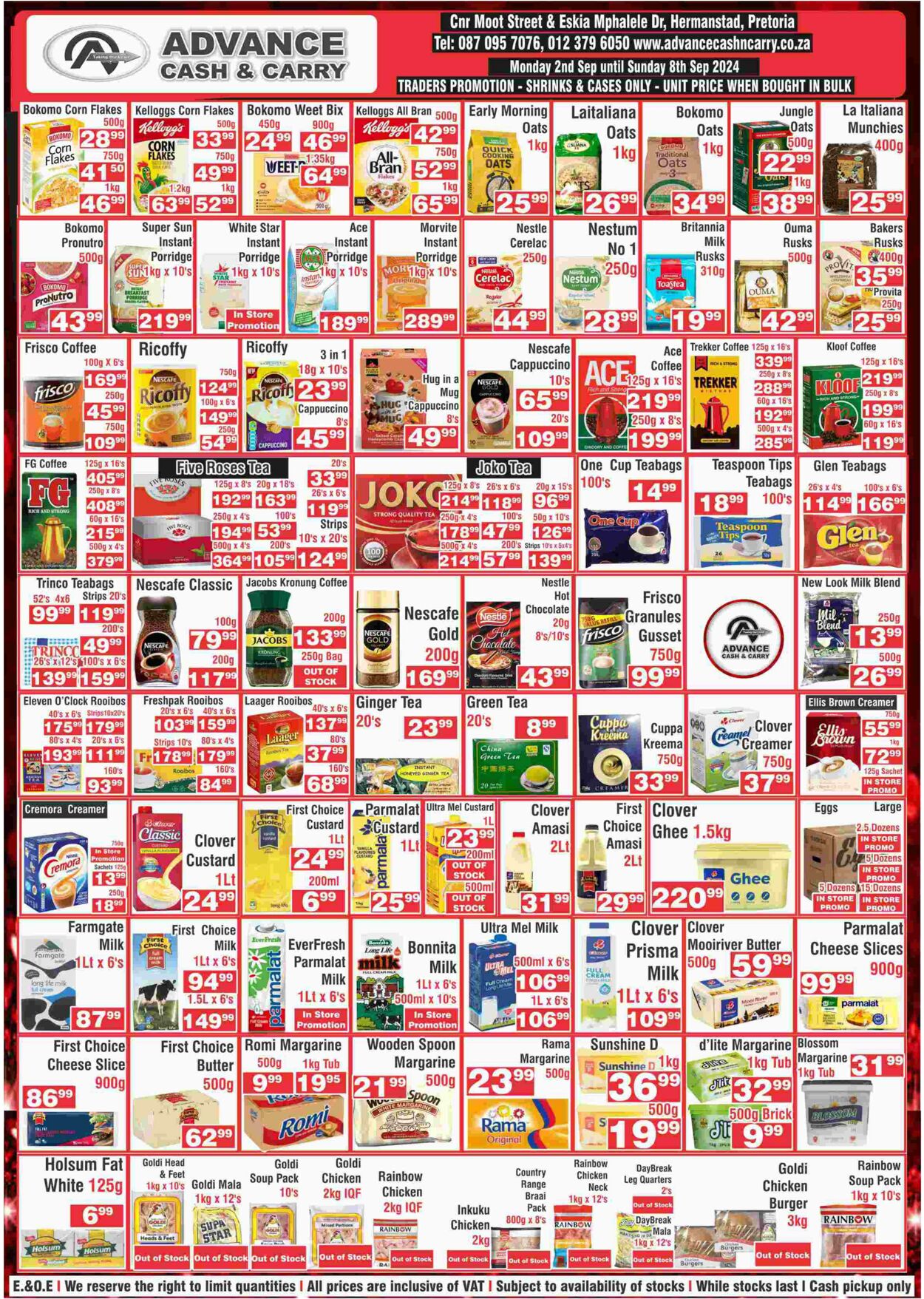 Special Advance Cash&Carry 02.09.2024 - 08.09.2024