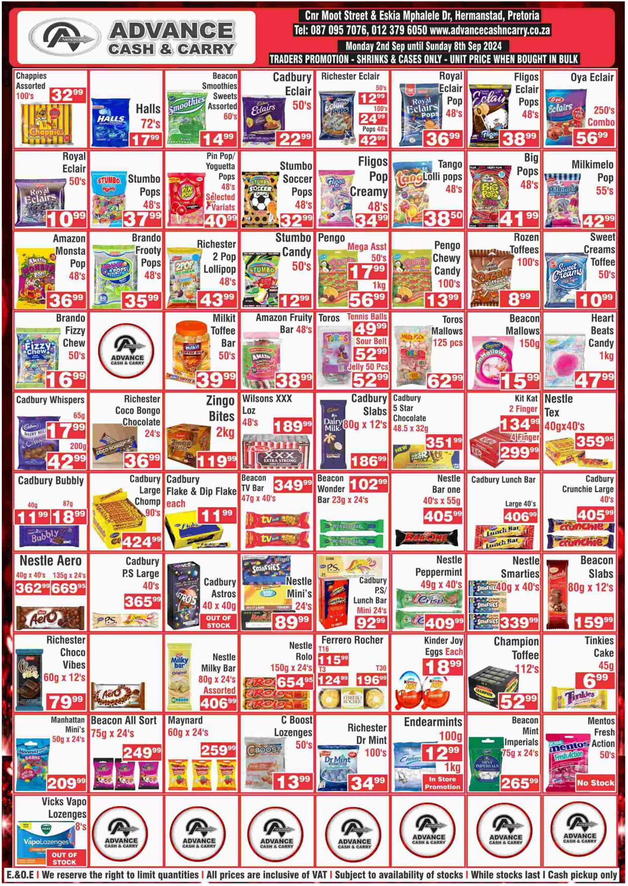 Special Advance Cash&Carry 02.09.2024 - 08.09.2024