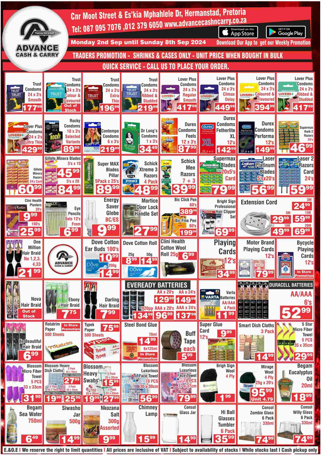 Special Advance Cash&Carry 02.09.2024 - 08.09.2024