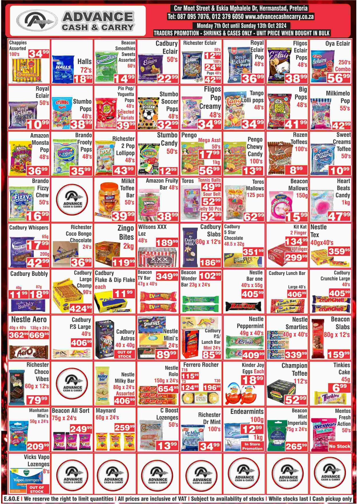 Special Advance Cash&Carry 07.10.2024 - 13.10.2024