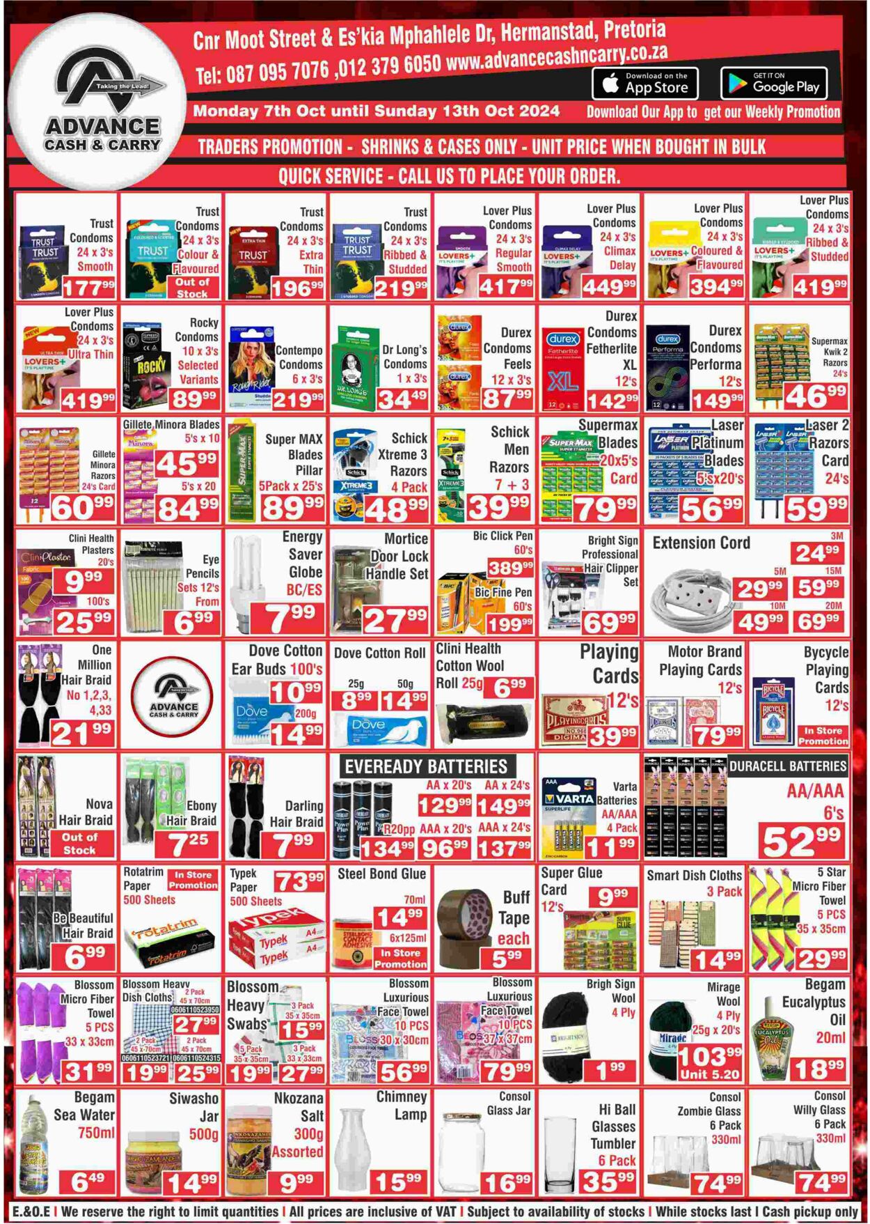 Special Advance Cash&Carry 07.10.2024 - 13.10.2024