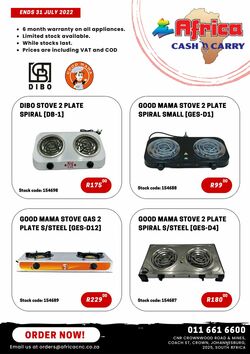 Special Africa Cash&Carry 01.07.2022-31.07.2022