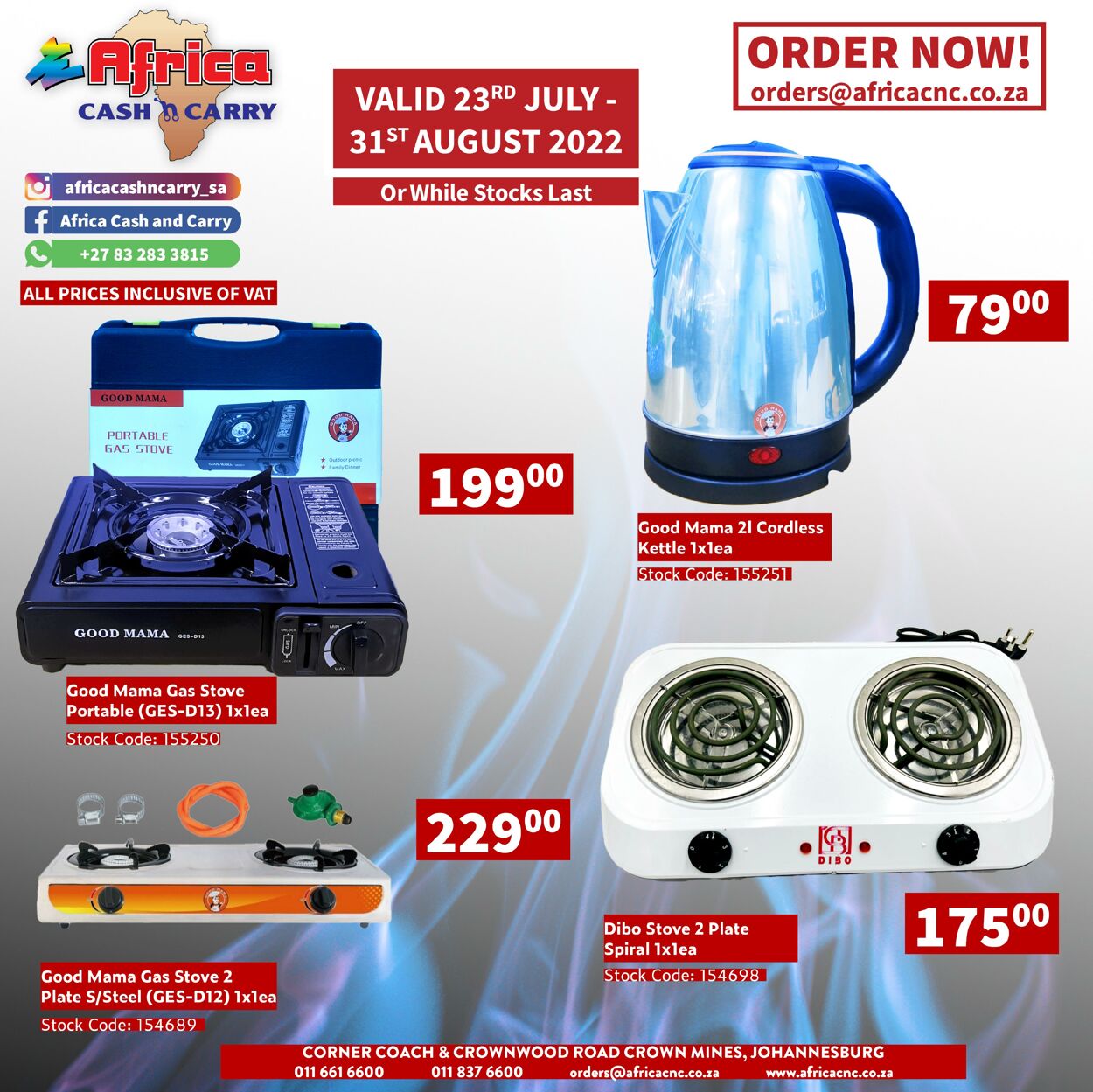 Special Africa Cash&Carry 23.07.2022-31.08.2022