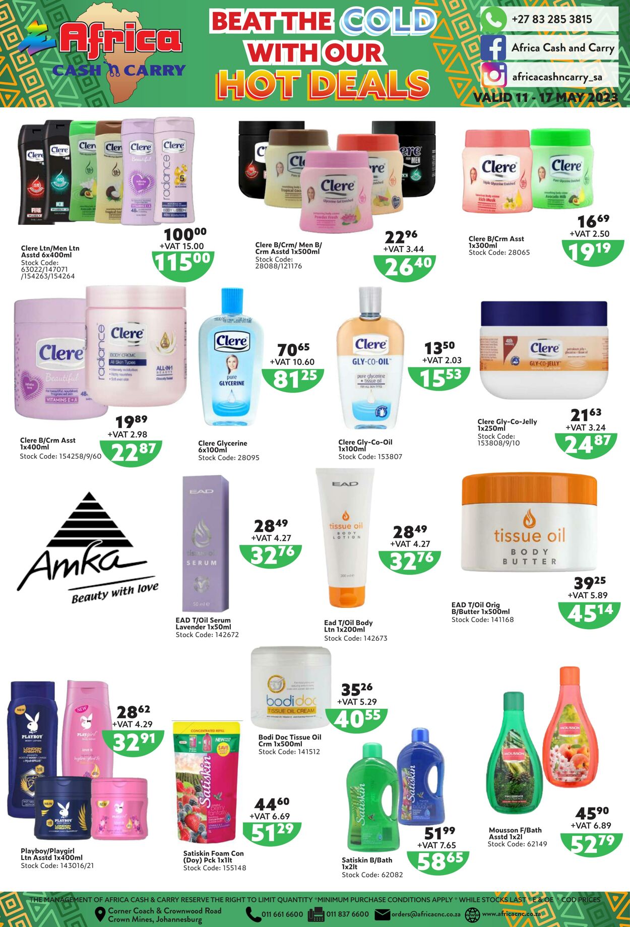 Special Africa Cash&Carry 11.05.2023 - 17.05.2023