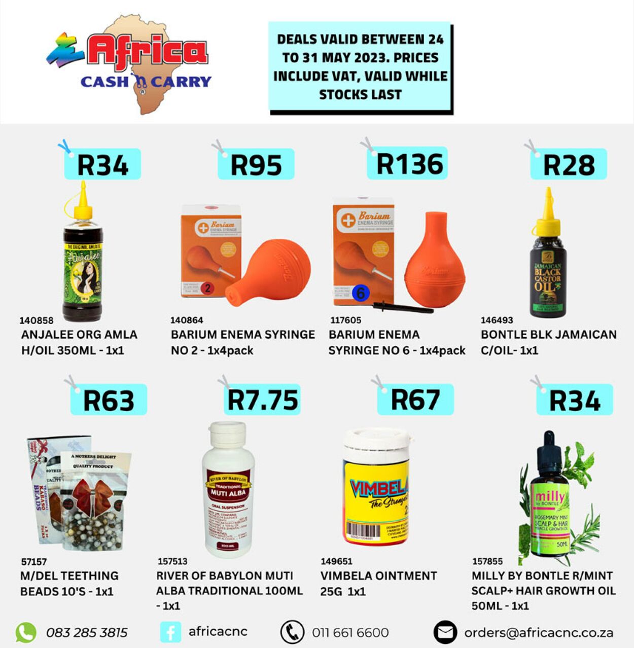 Special Africa Cash&Carry 24.05.2023 - 31.05.2023