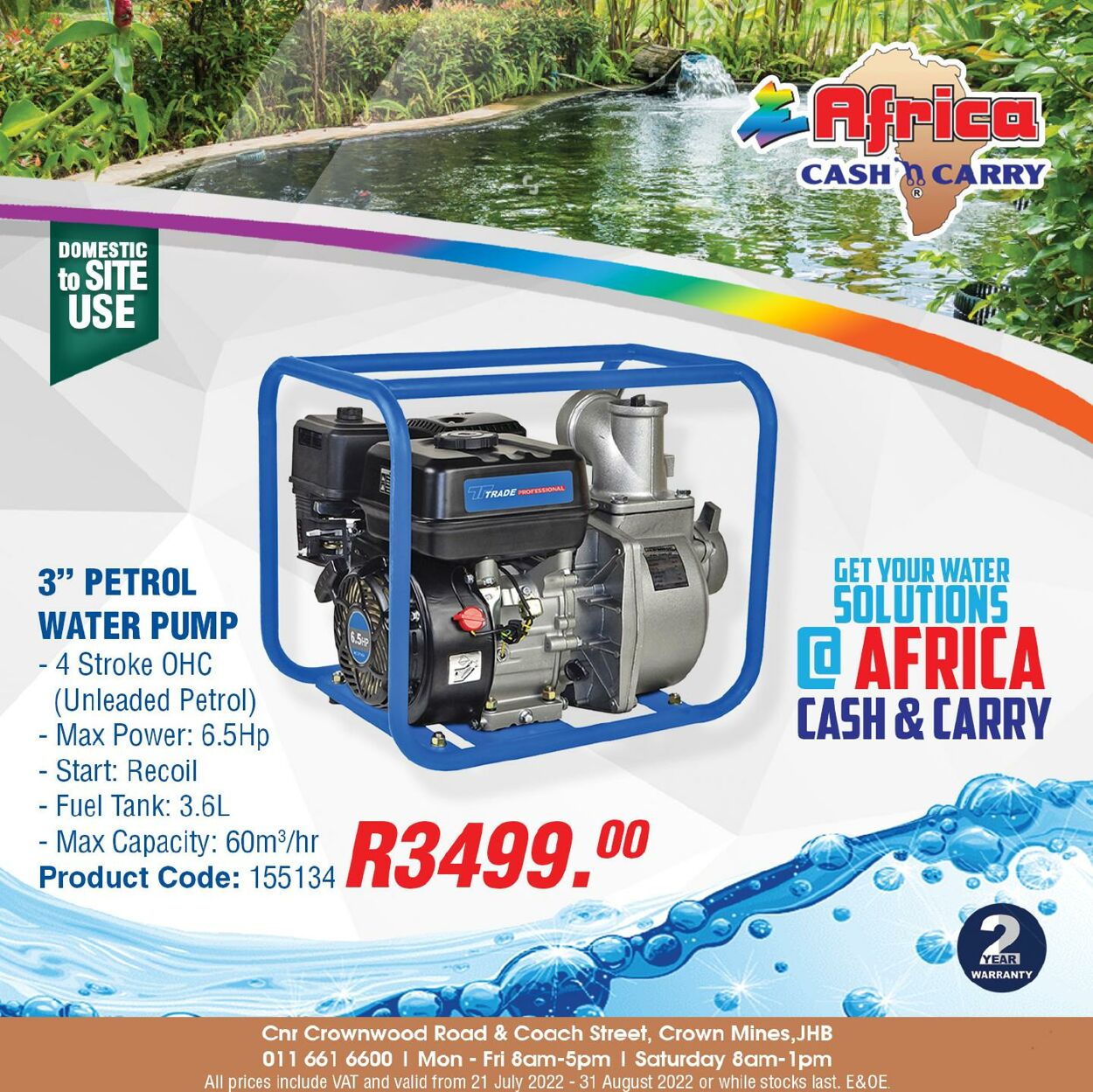Special Africa Cash&Carry 21.07.2022 - 31.08.2022