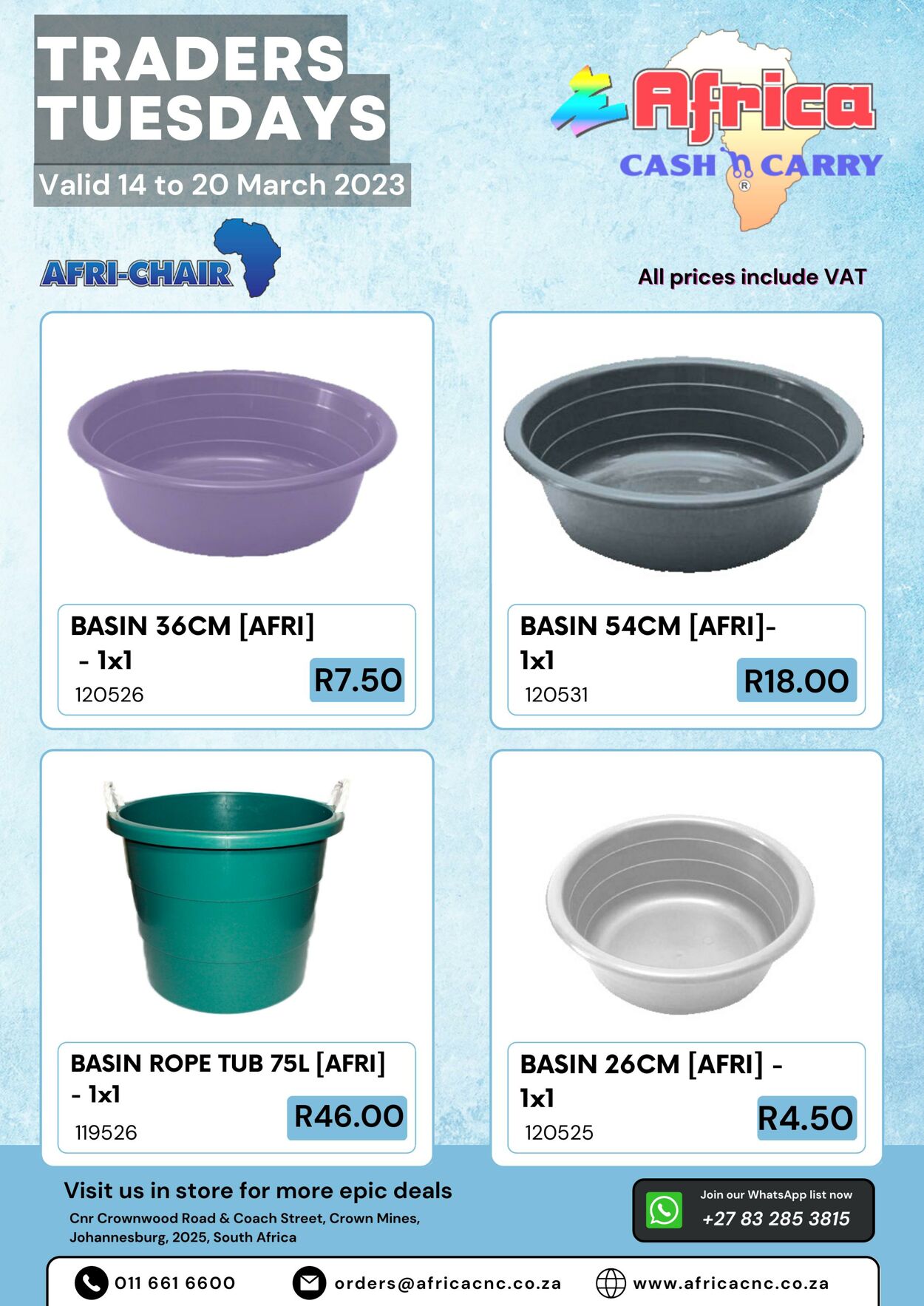 Special Africa Cash&Carry 14.03.2023 - 20.03.2023