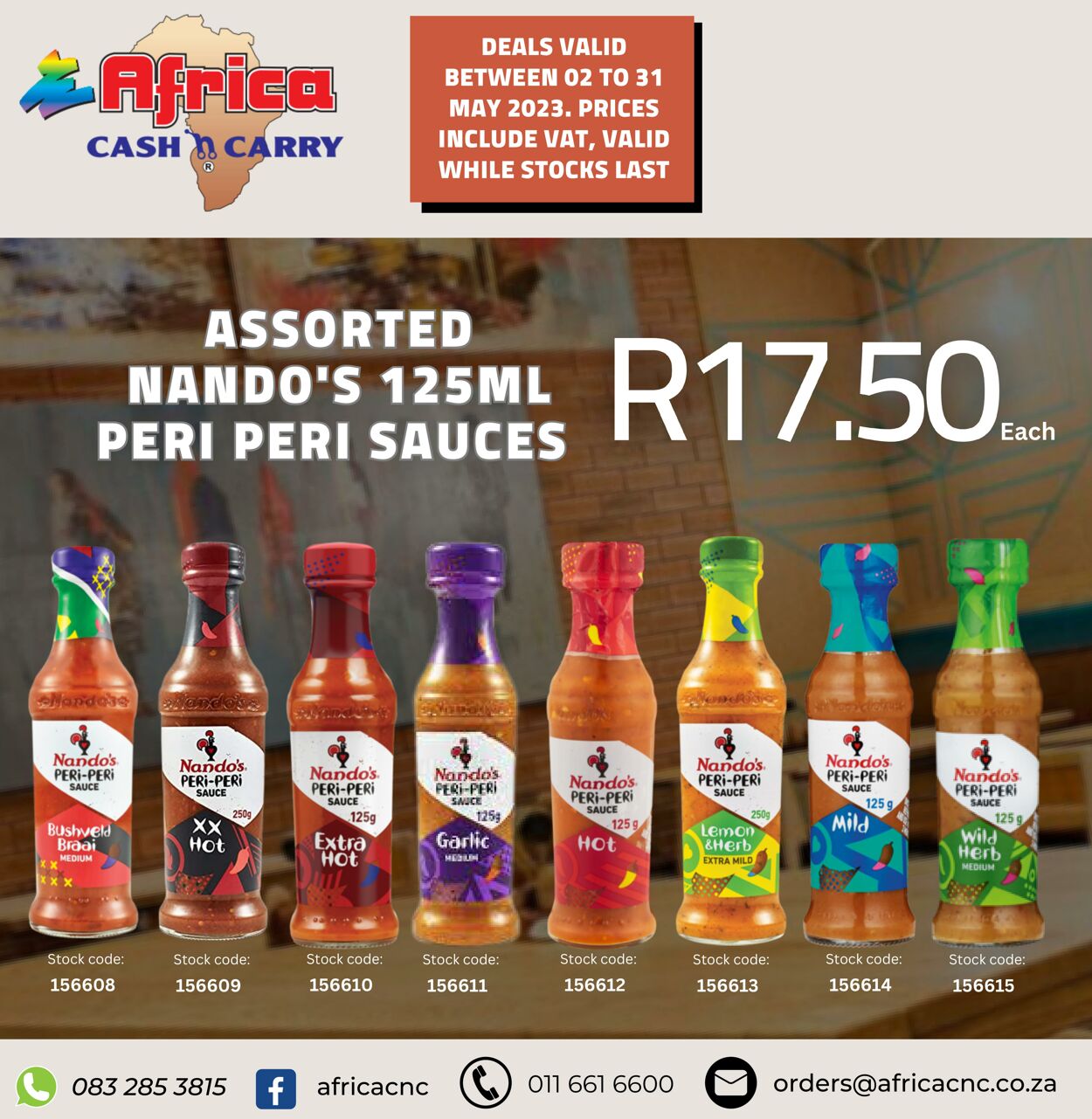 Special Africa Cash&Carry 02.05.2023 - 31.05.2023