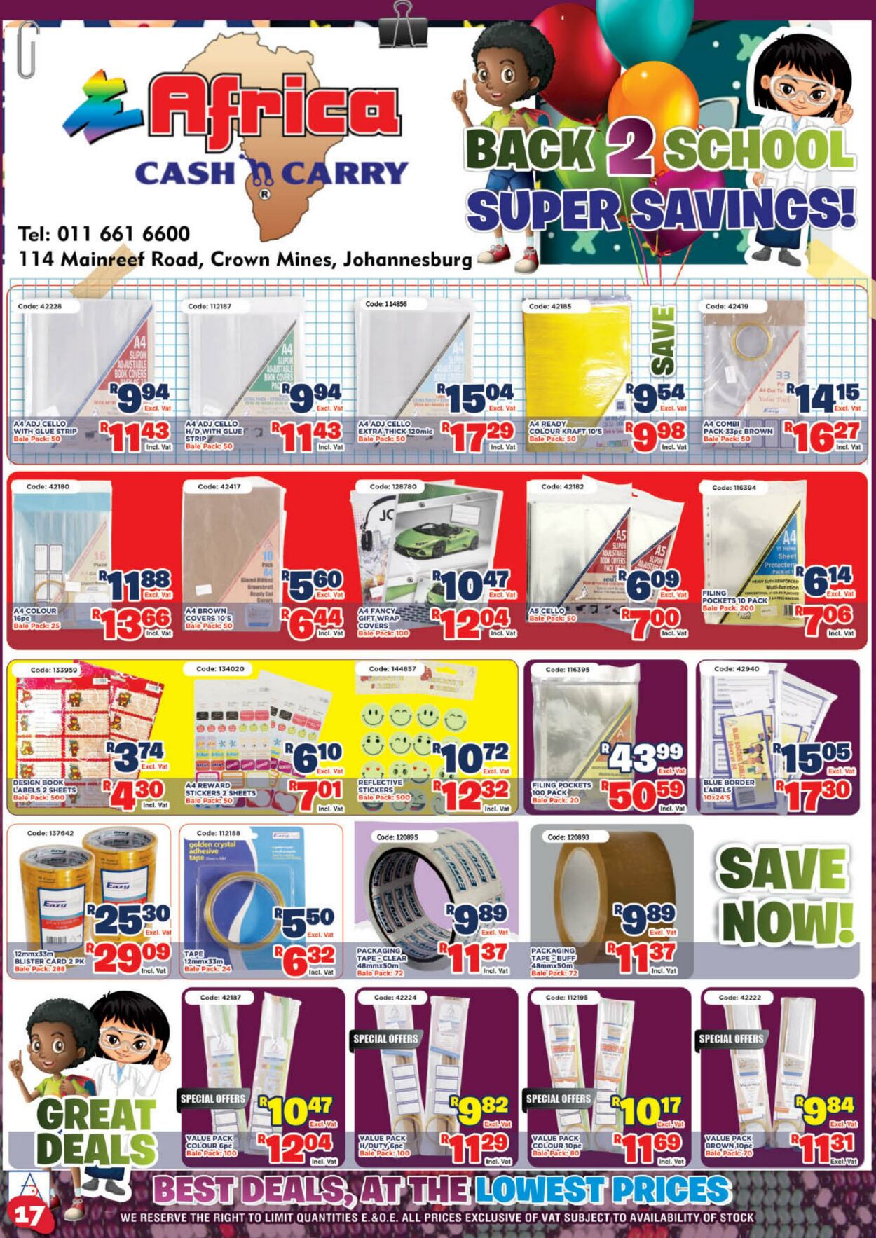 Special Africa Cash&Carry 07.11.2022 - 31.01.2023