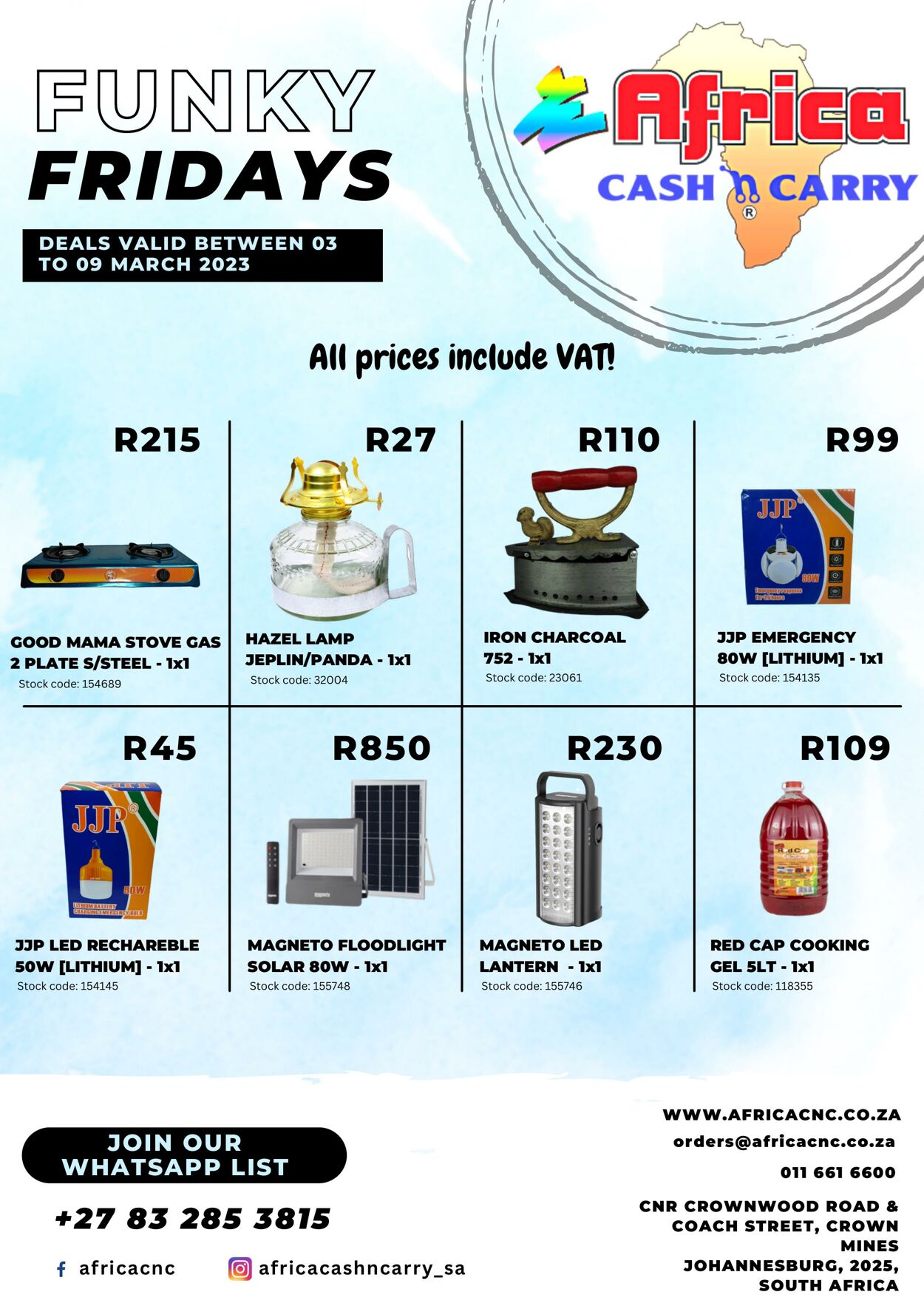 Special Africa Cash&Carry 03.03.2023 - 09.03.2023