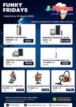 Special Africa Cash&Carry 24.03.2023 - 31.03.2023