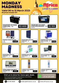Special Africa Cash&Carry 16.03.2023 - 29.03.2023