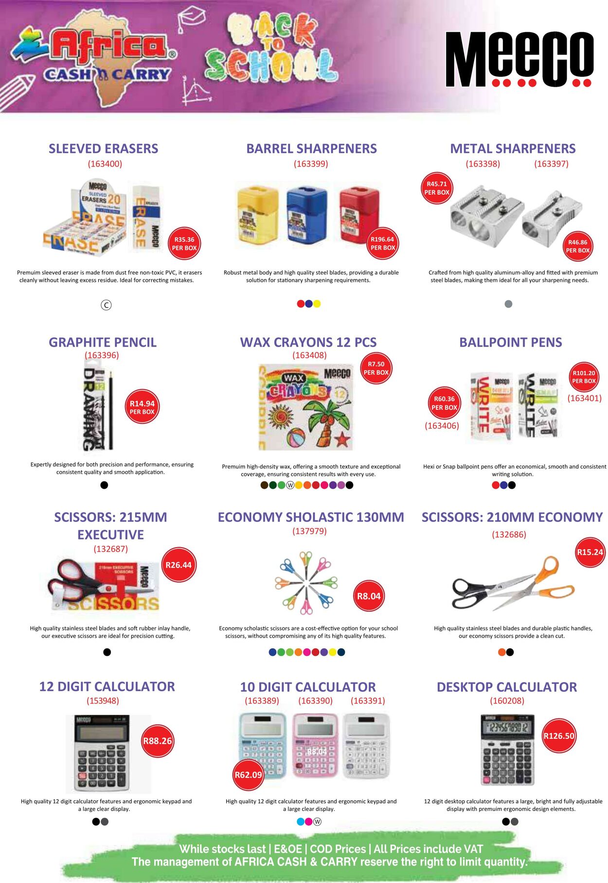 Special Africa Cash&Carry 11.11.2024 - 31.01.2025