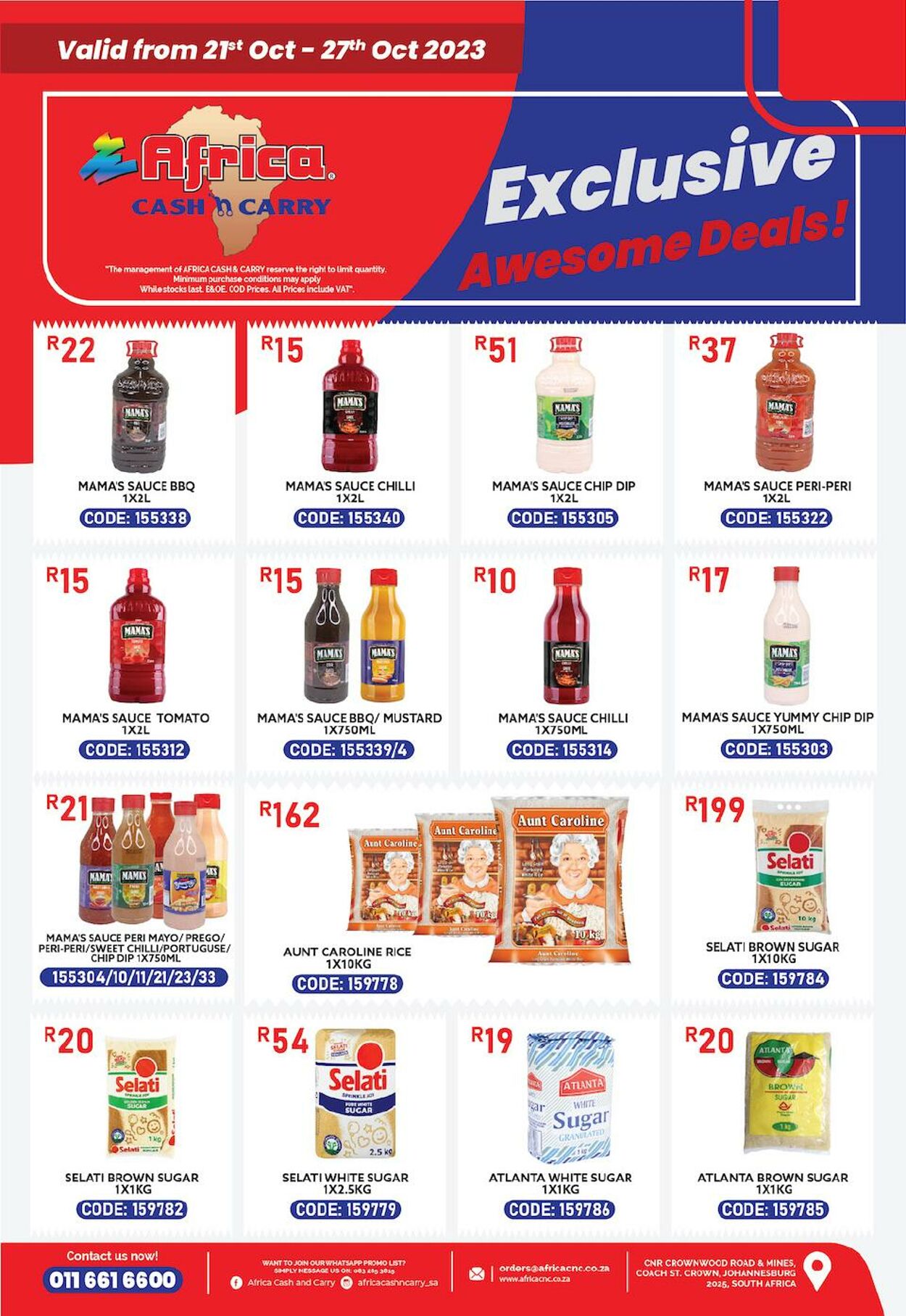 Special Africa Cash&Carry 23.10.2023 - 27.10.2023