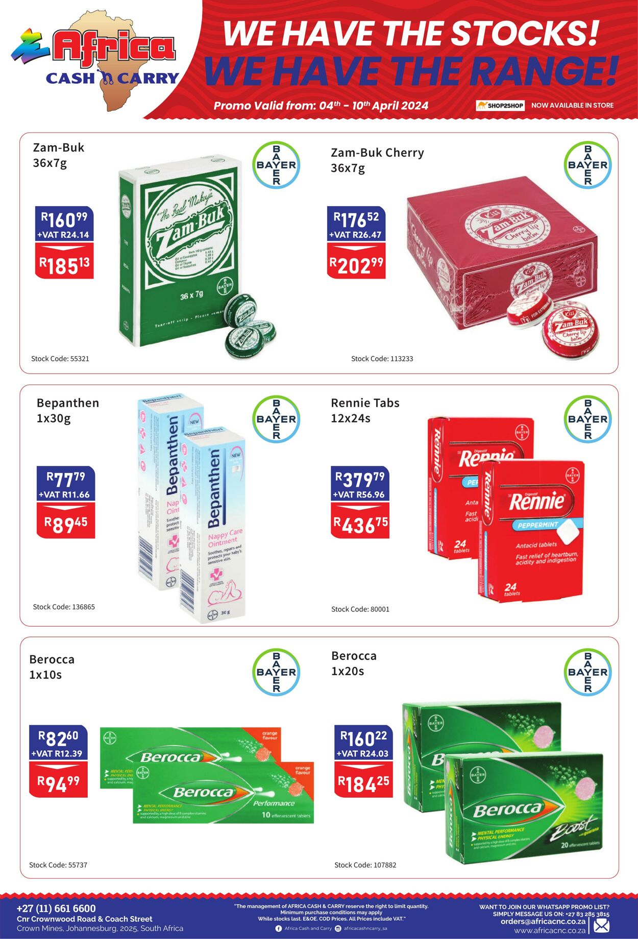 Special Africa Cash&Carry 04.04.2024 - 10.04.2024