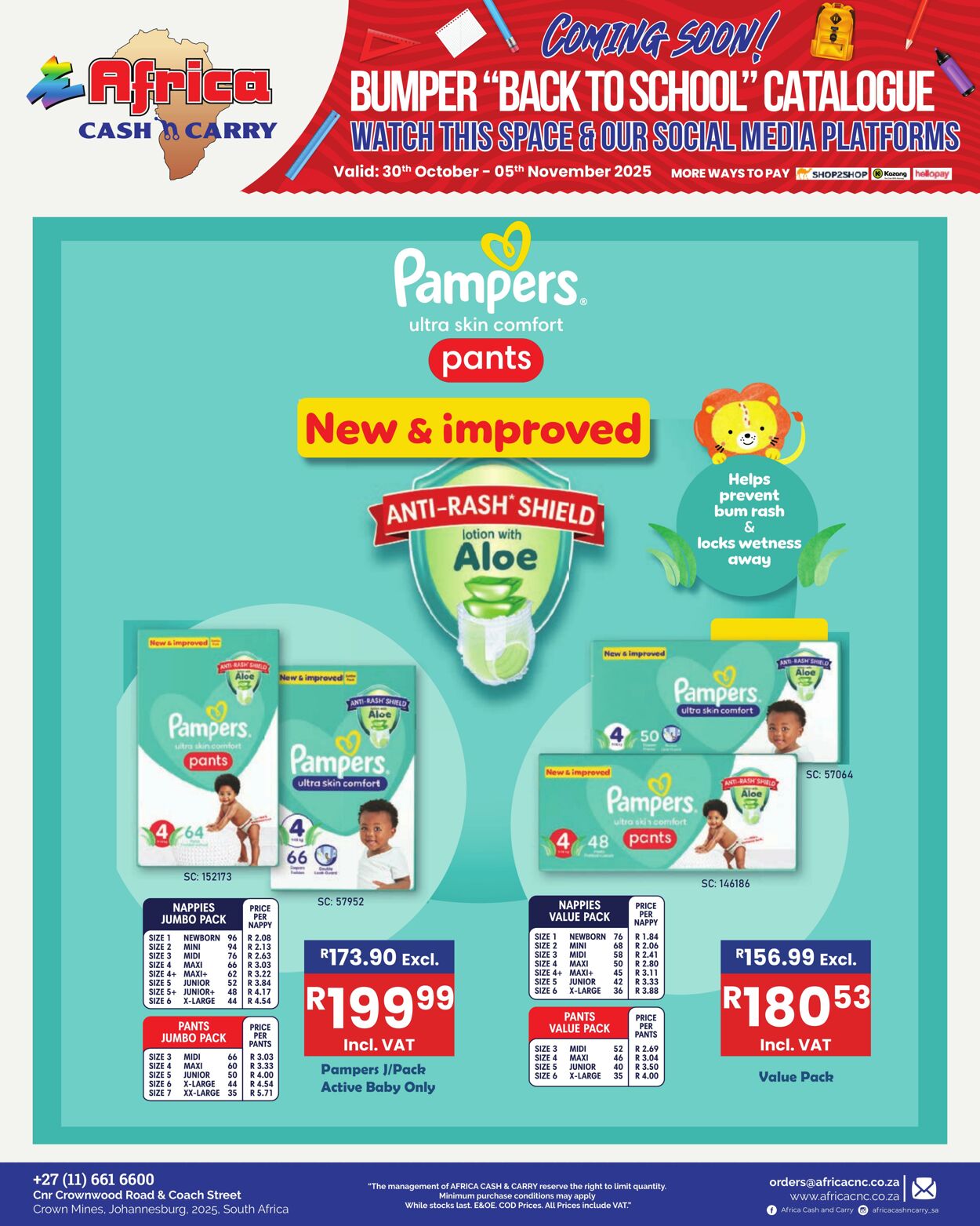 Special Africa Cash&Carry 30.10.2025 - 05.11.2025