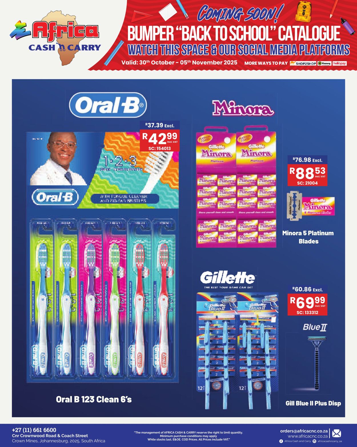 Special Africa Cash&Carry 30.10.2025 - 05.11.2025