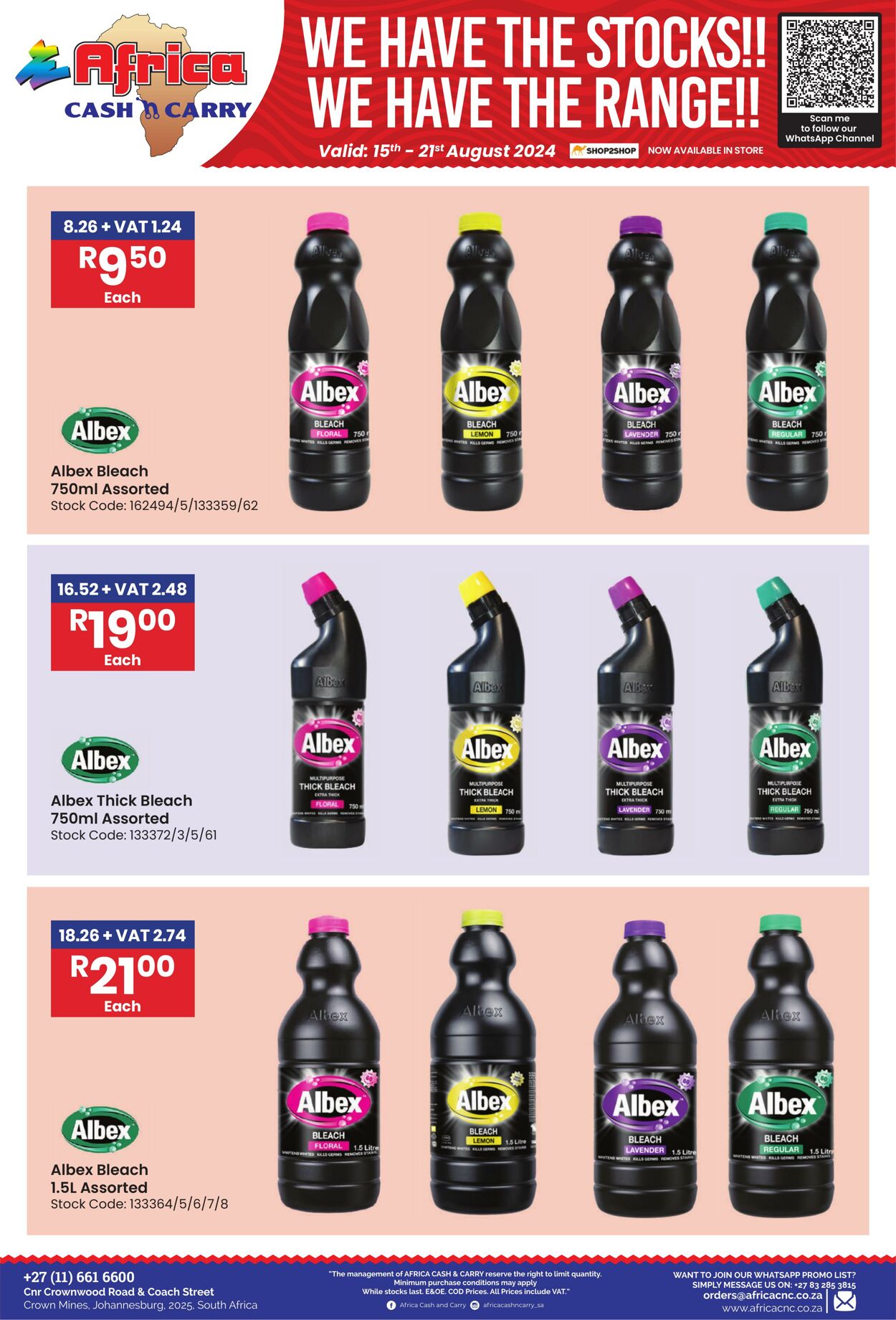 Special Africa Cash&Carry 15.08.2024 - 21.08.2024