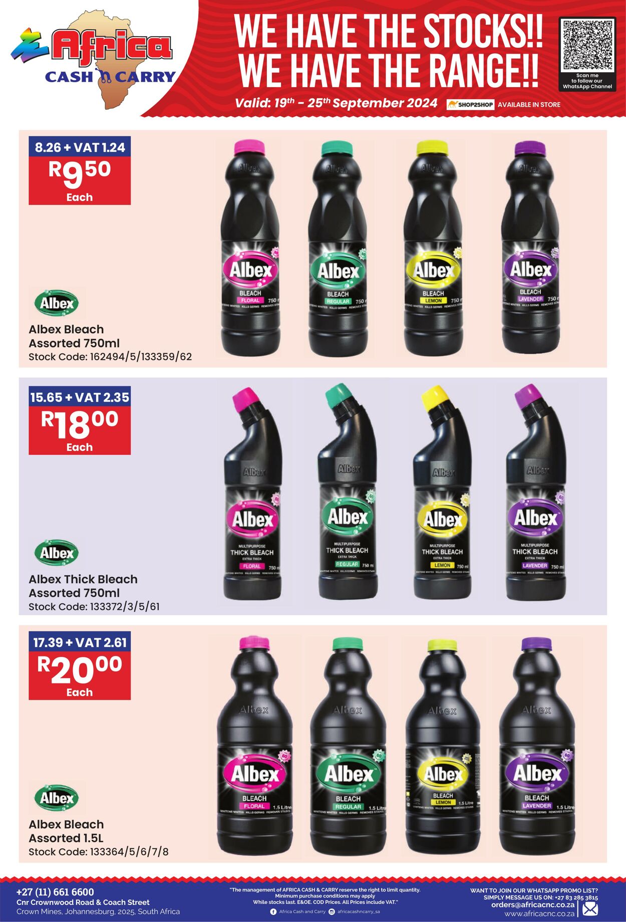 Special Africa Cash&Carry 19.09.2024 - 25.09.2024