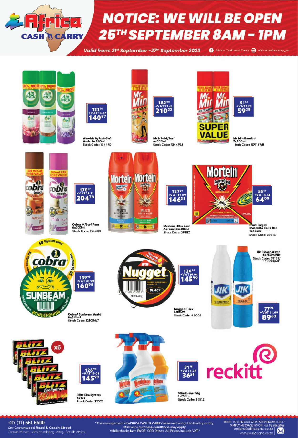 Special Africa Cash&Carry 21.09.2023 - 27.09.2023