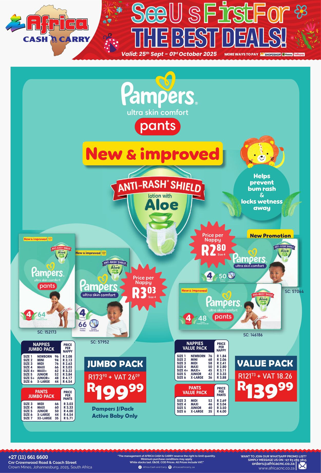Special Africa Cash&Carry 25.09.2025 - 01.10.2025