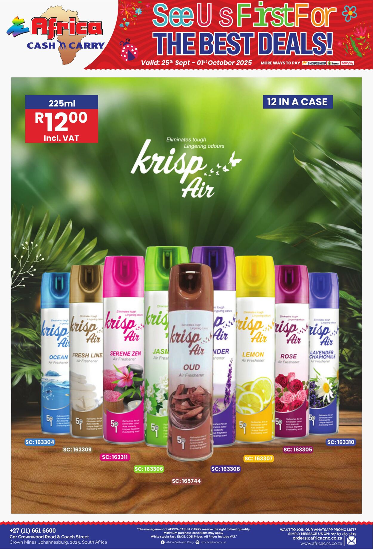 Special Africa Cash&Carry 25.09.2025 - 01.10.2025