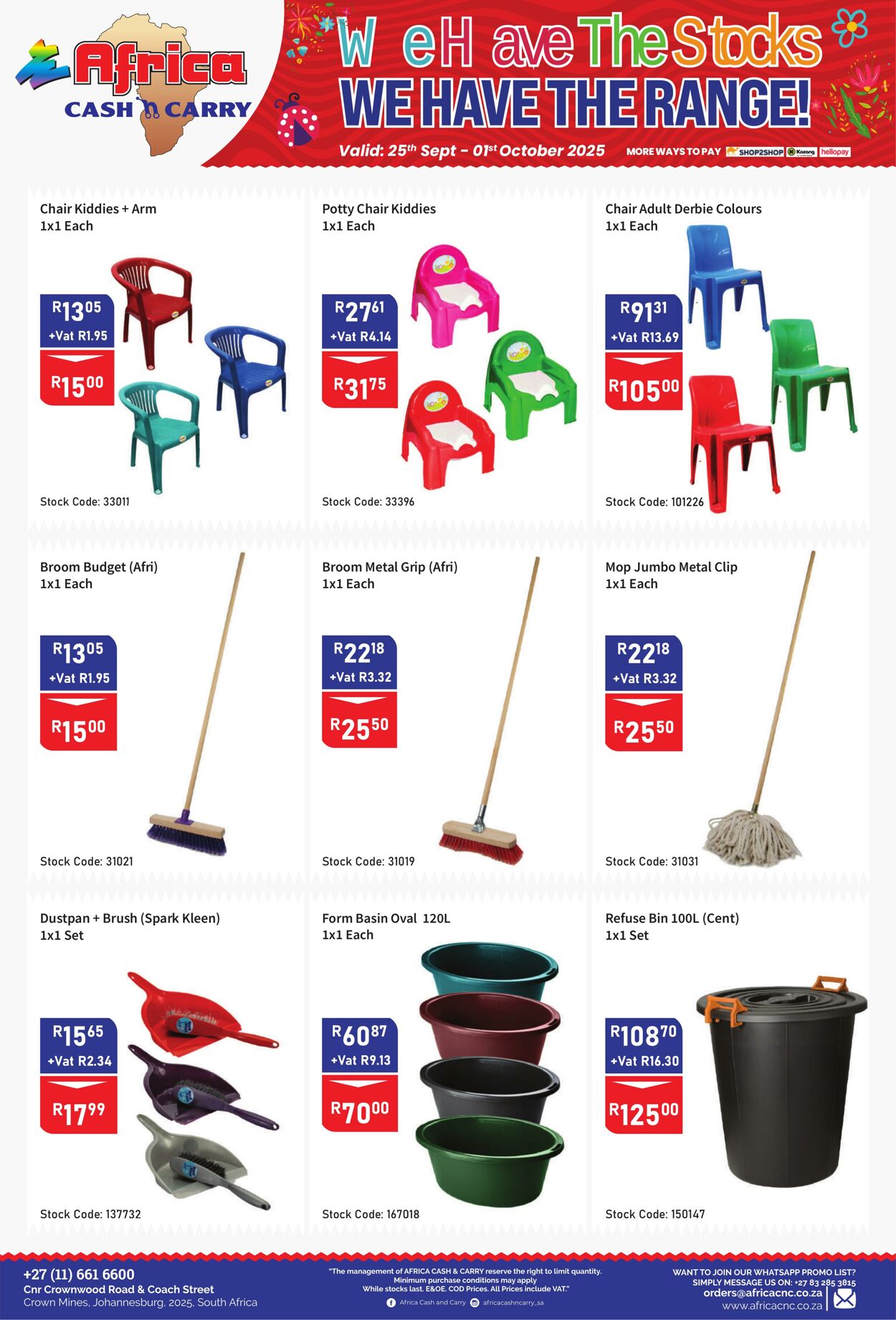 Special Africa Cash&Carry 25.09.2025 - 01.10.2025