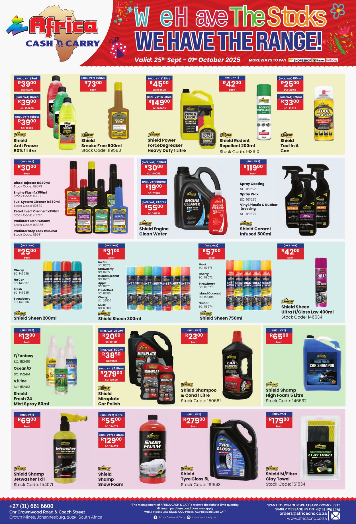 Special Africa Cash&Carry 25.09.2025 - 01.10.2025