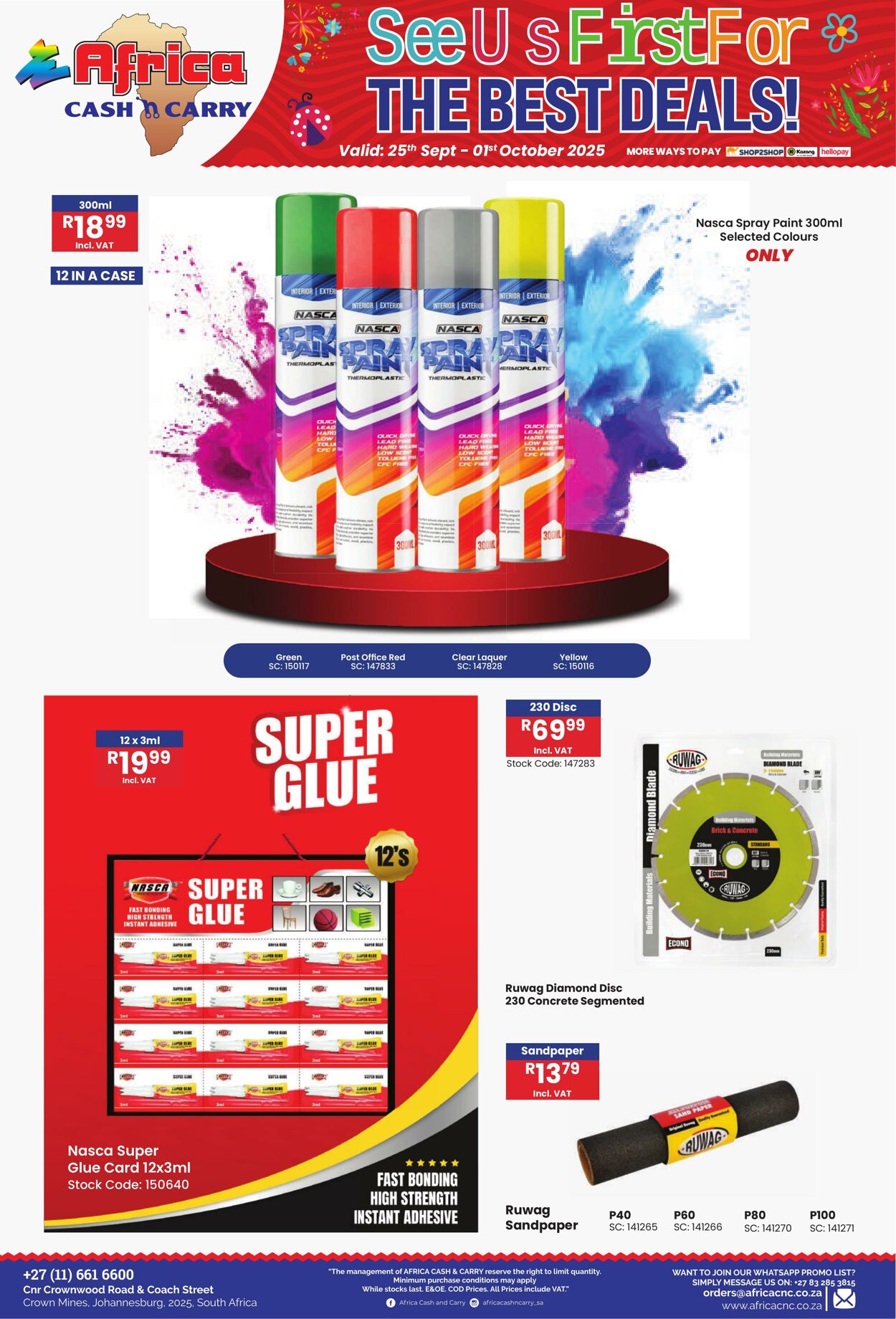 Special Africa Cash&Carry 25.09.2025 - 01.10.2025