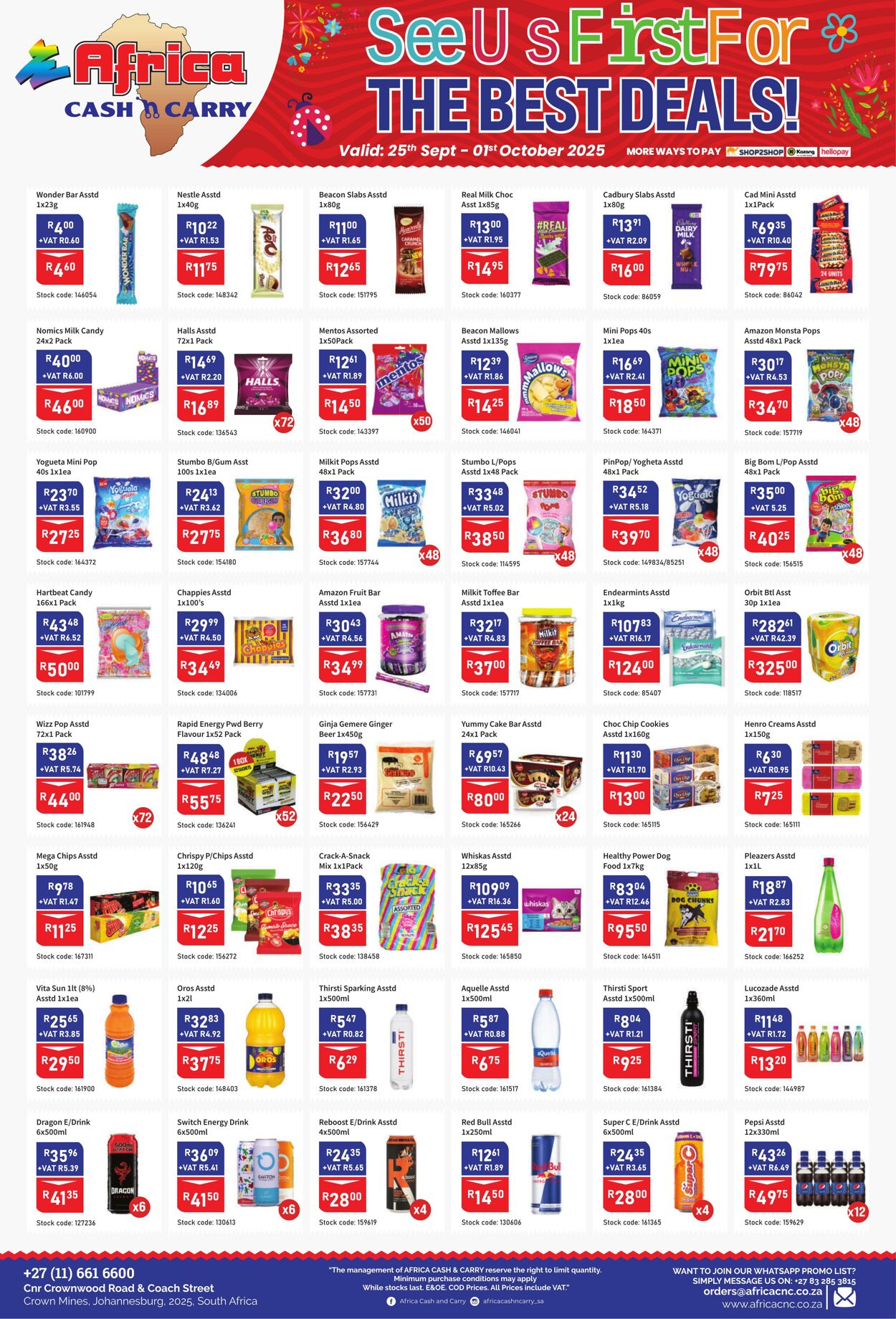Special Africa Cash&Carry 25.09.2025 - 01.10.2025