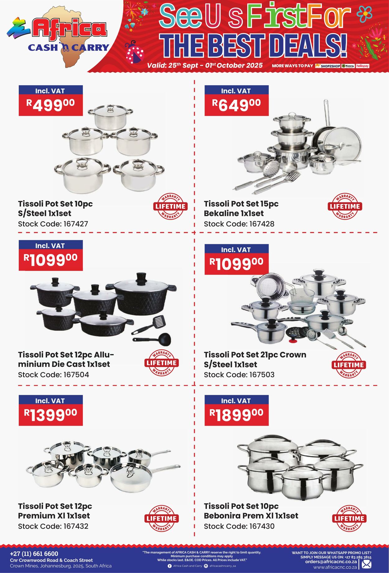 Special Africa Cash&Carry 25.09.2025 - 01.10.2025