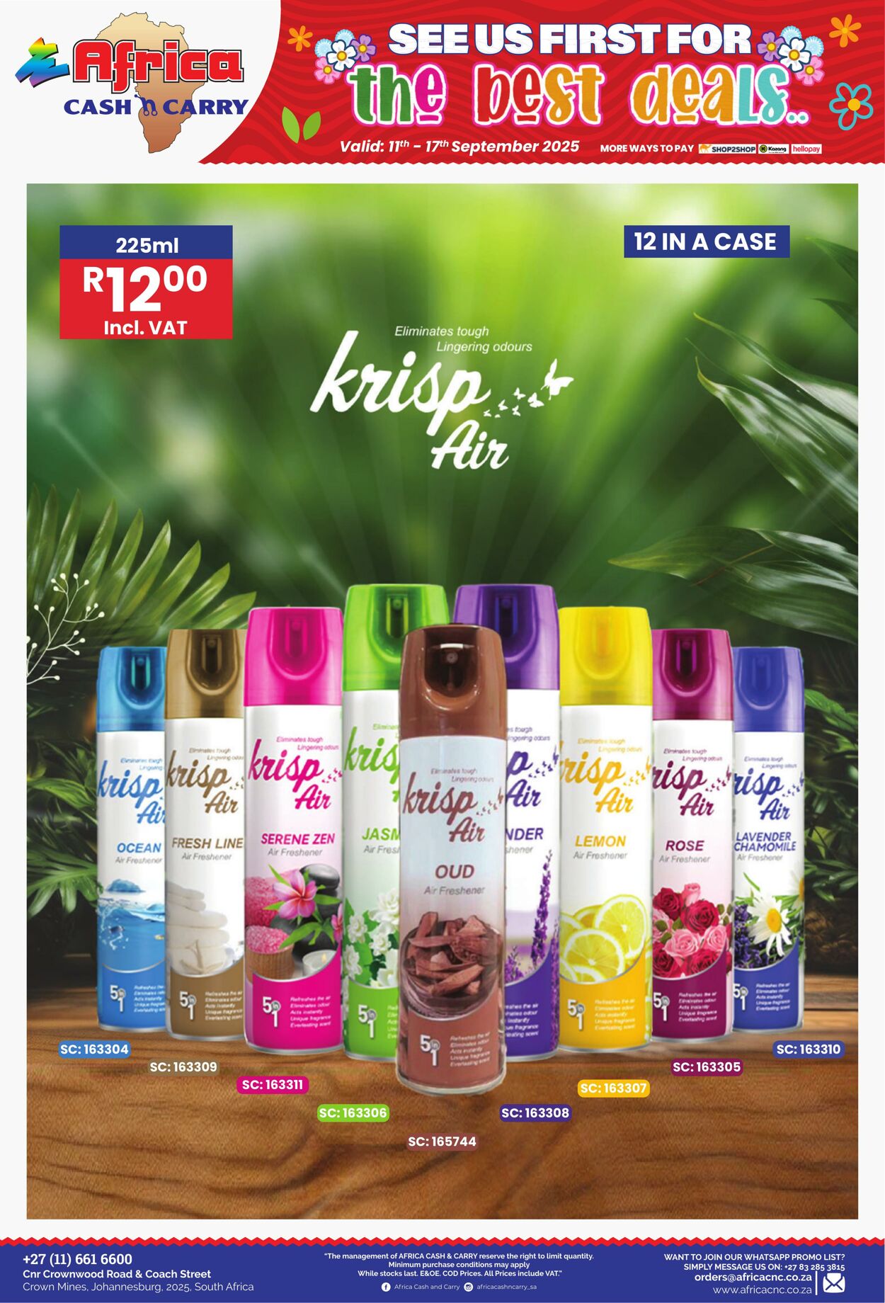 Special Africa Cash&Carry 11.09.2025 - 17.09.2025