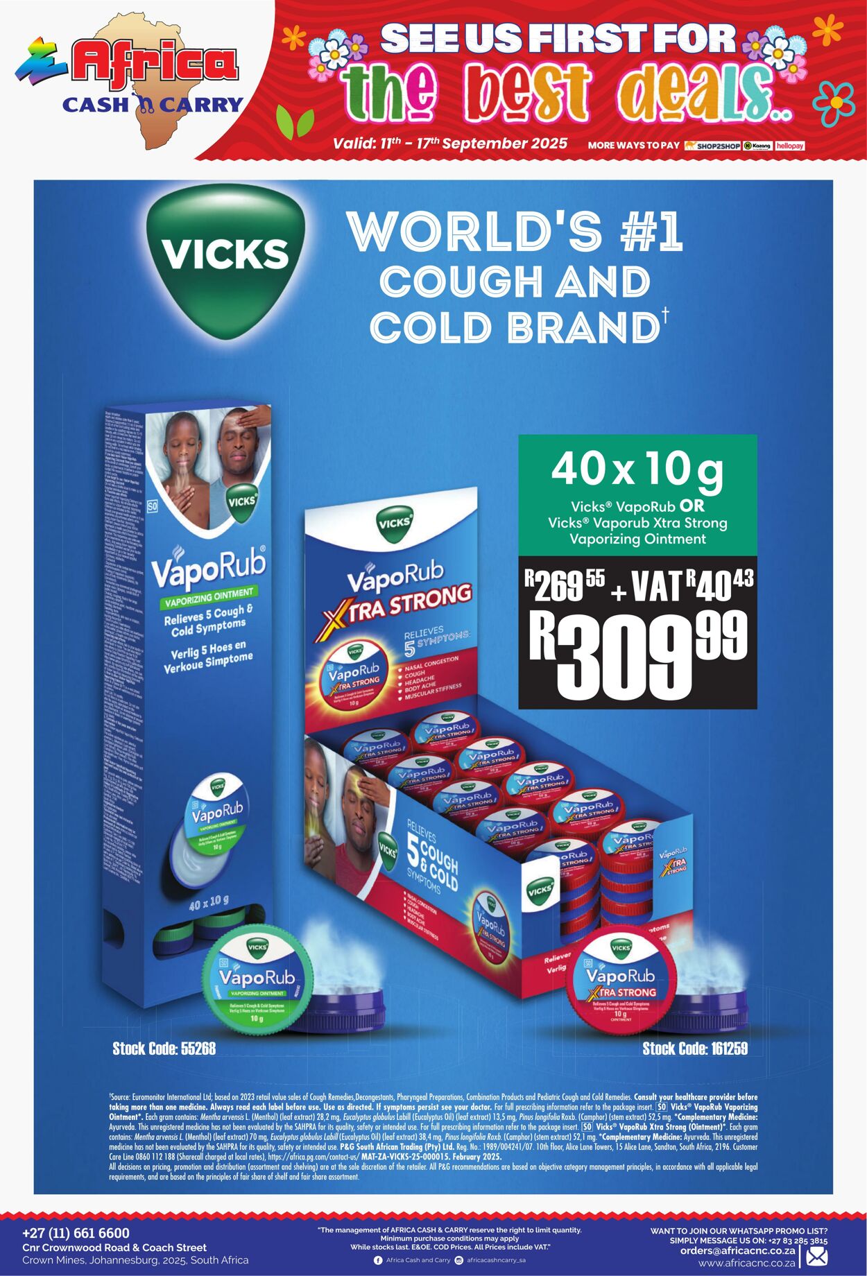 Special Africa Cash&Carry 11.09.2025 - 17.09.2025