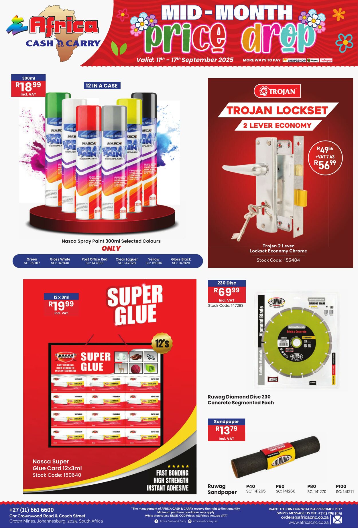 Special Africa Cash&Carry 11.09.2025 - 17.09.2025
