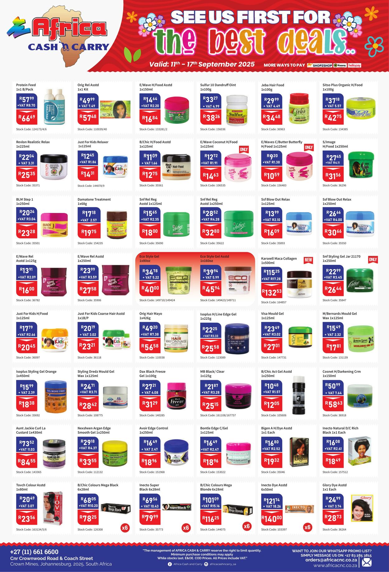 Special Africa Cash&Carry 11.09.2025 - 17.09.2025