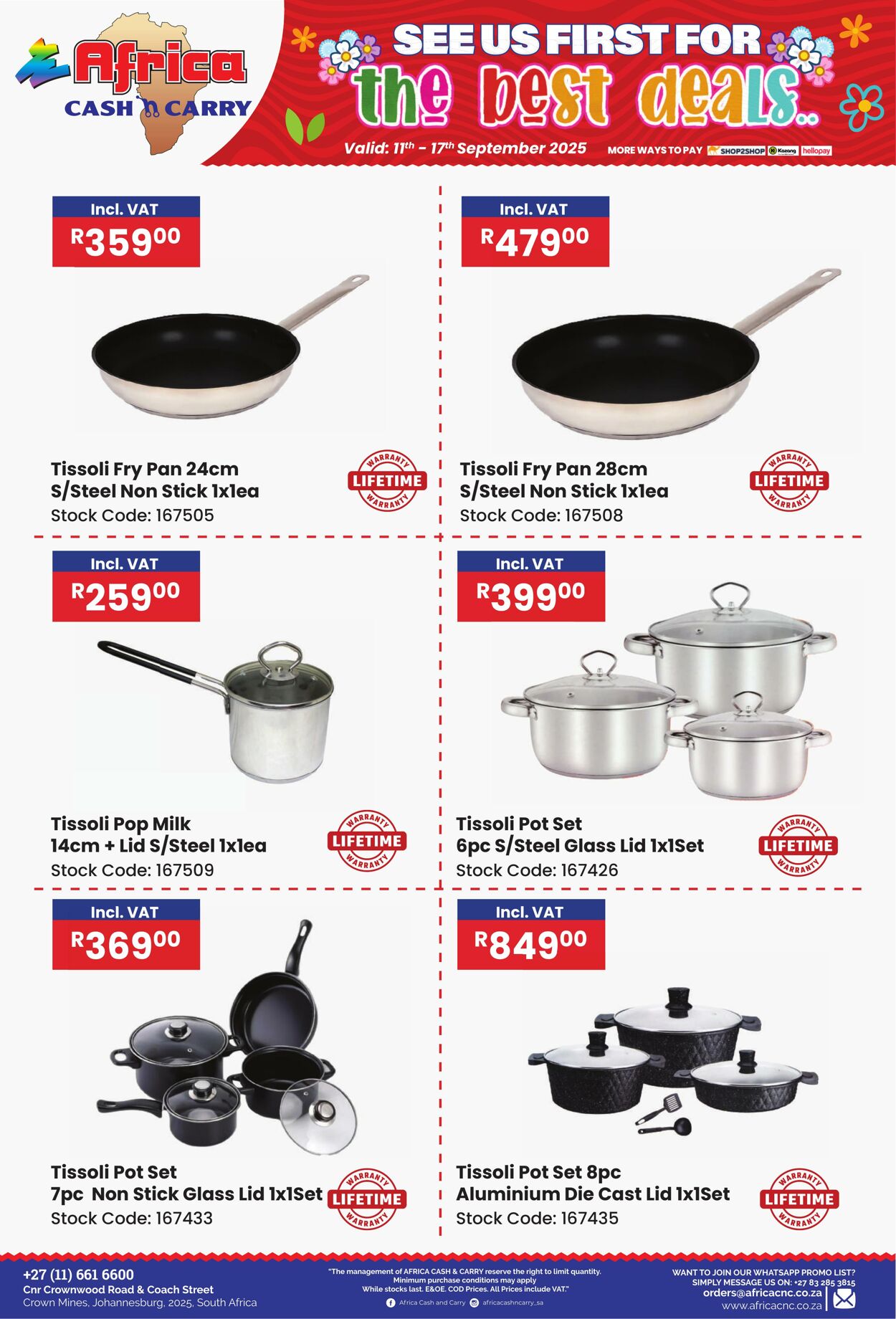 Special Africa Cash&Carry 11.09.2025 - 17.09.2025