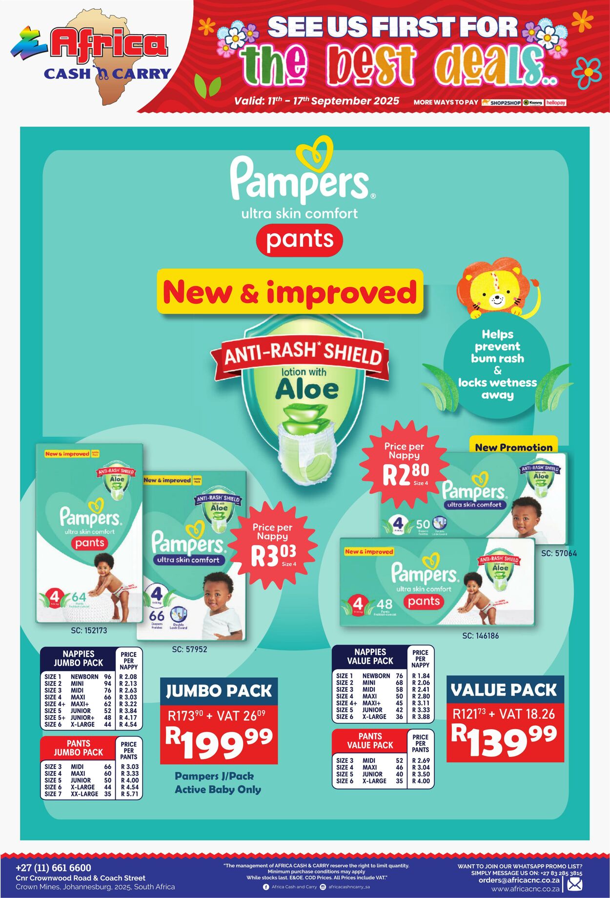 Special Africa Cash&Carry 11.09.2025 - 17.09.2025