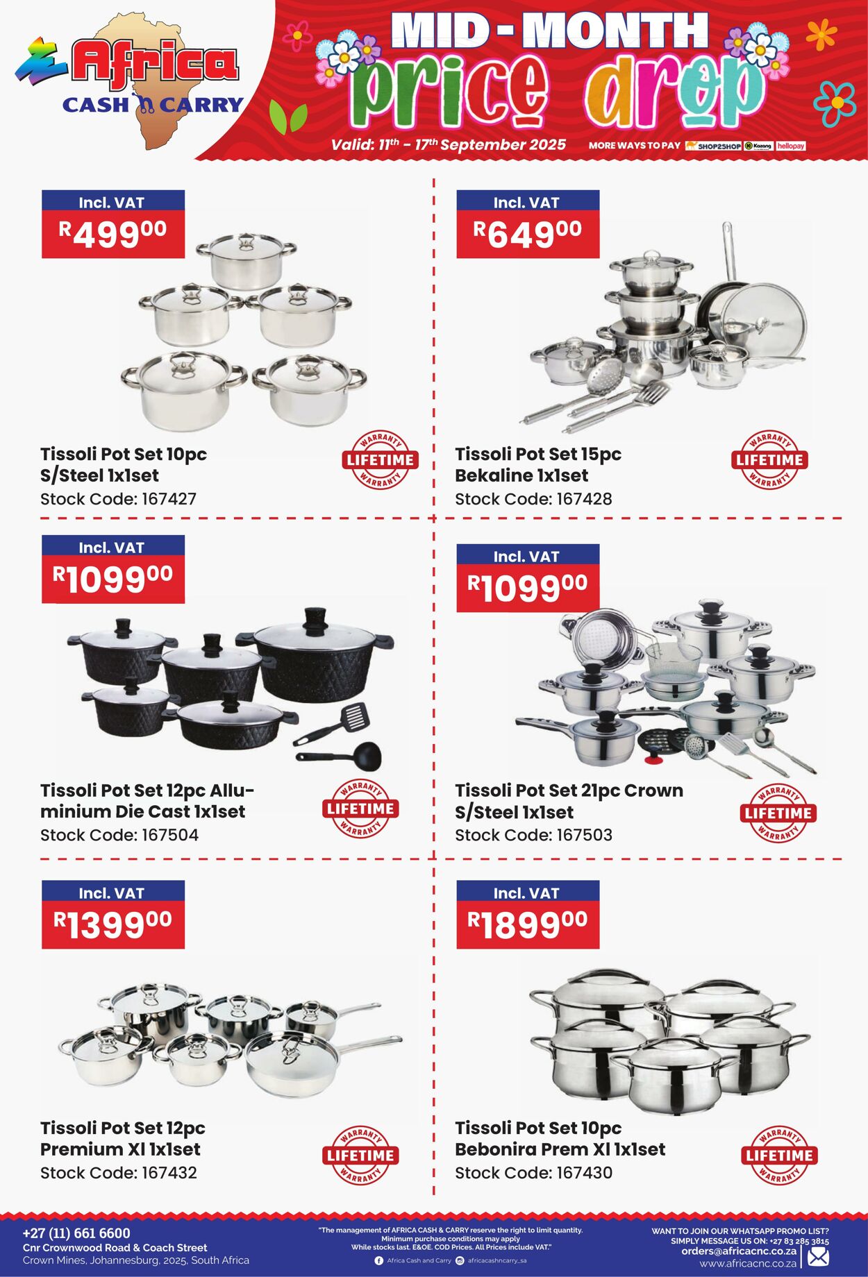 Special Africa Cash&Carry 11.09.2025 - 17.09.2025