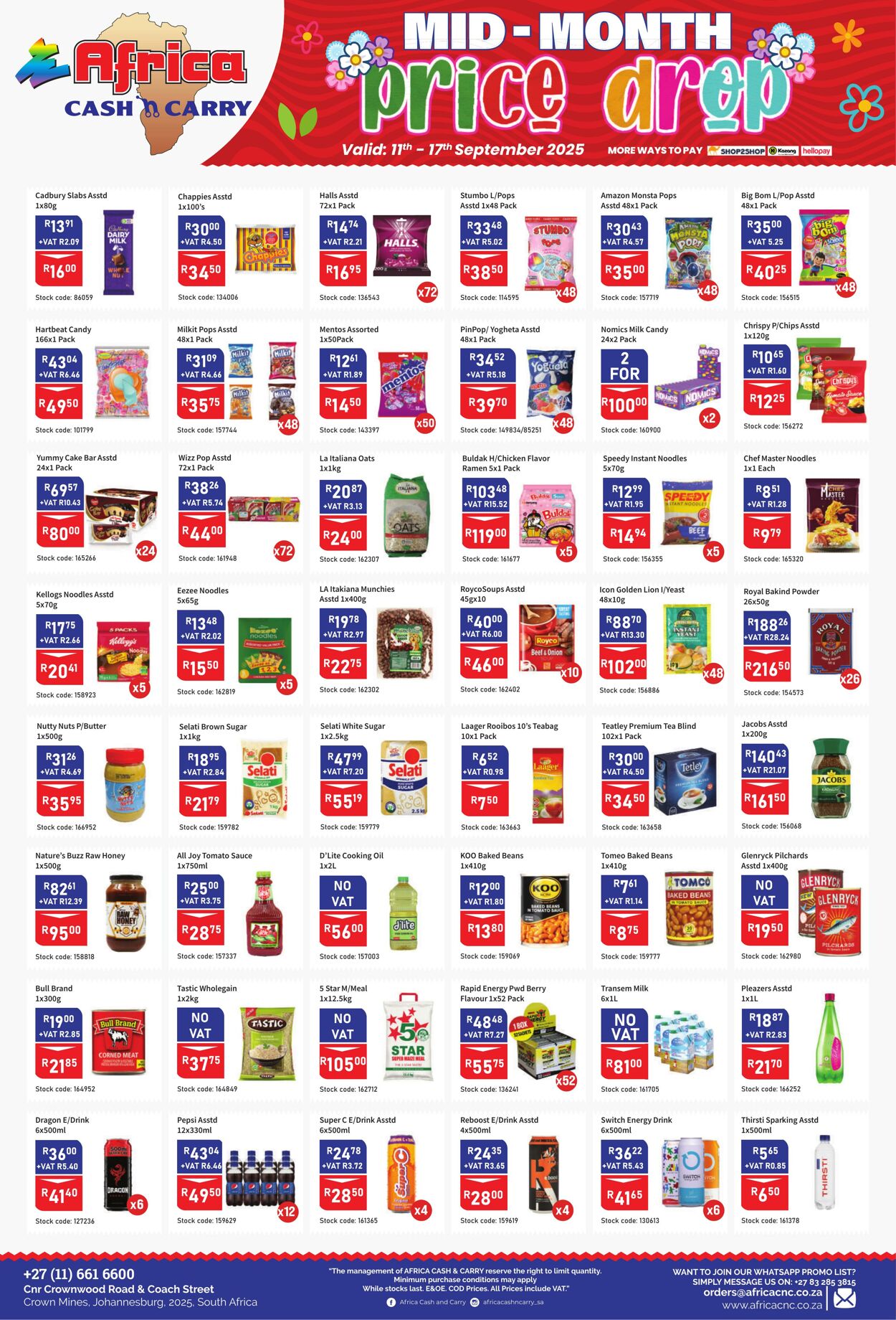 Special Africa Cash&Carry 11.09.2025 - 17.09.2025