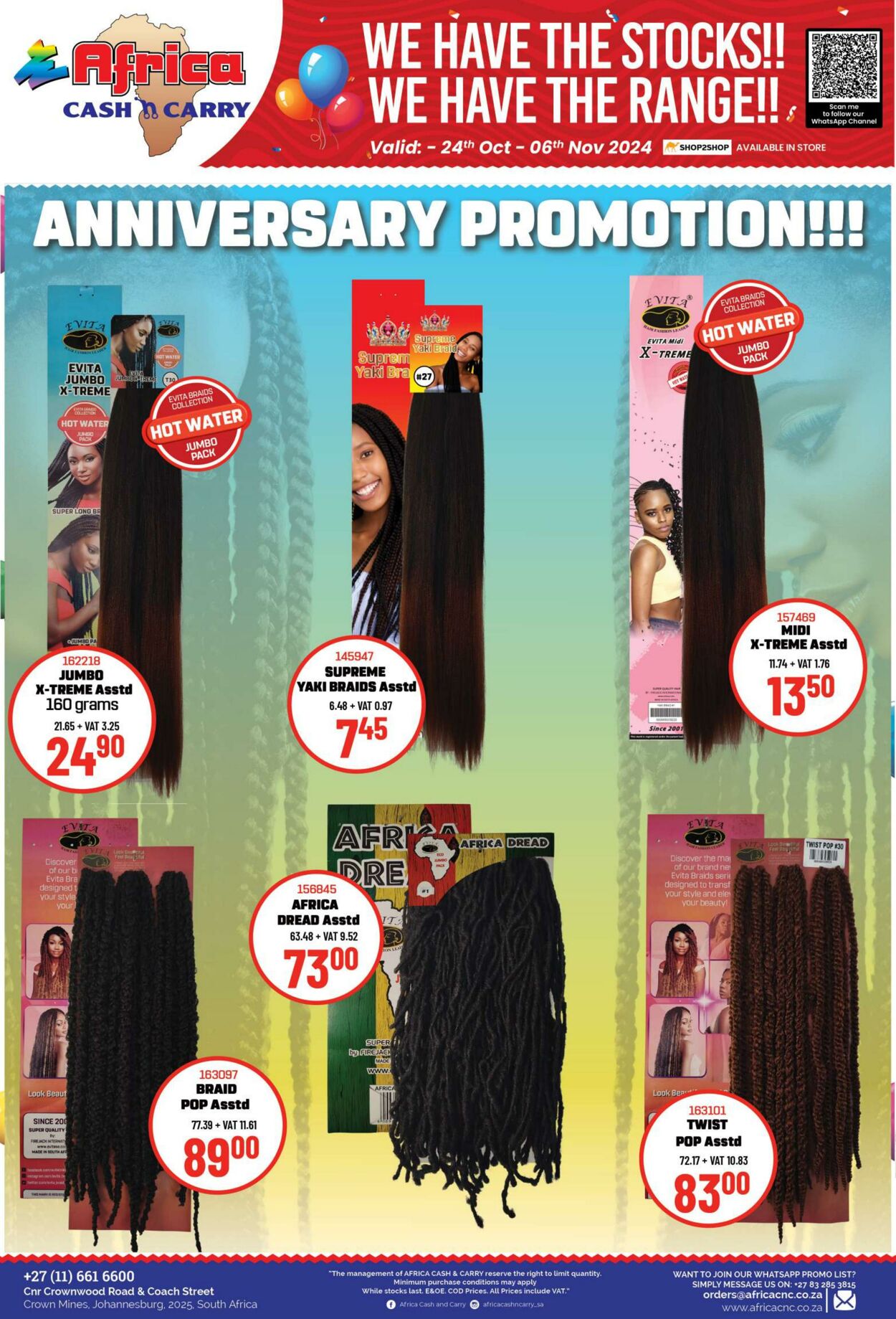 Special Africa Cash&Carry 24.10.2024 - 06.11.2024