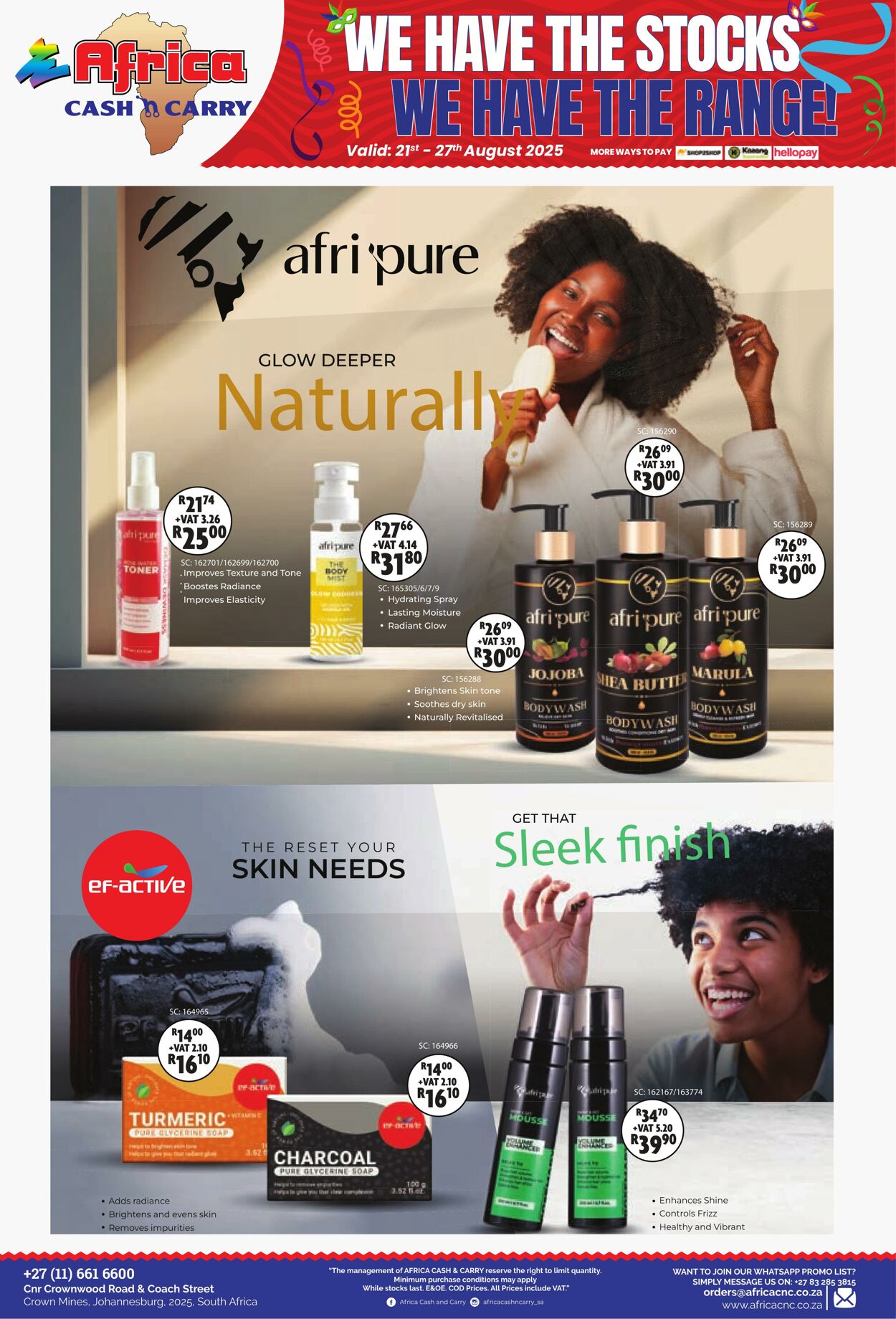 Special Africa Cash&Carry 21.08.2025 - 27.08.2025