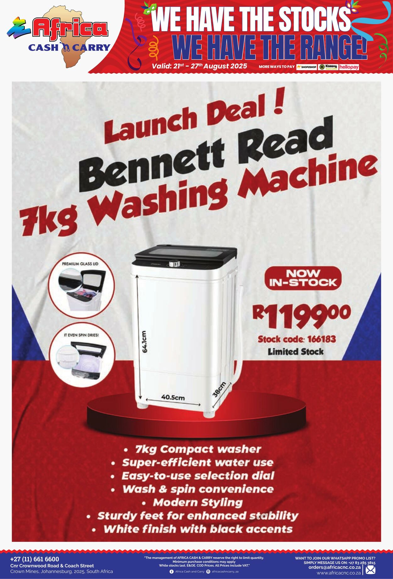 Special Africa Cash&Carry 21.08.2025 - 27.08.2025