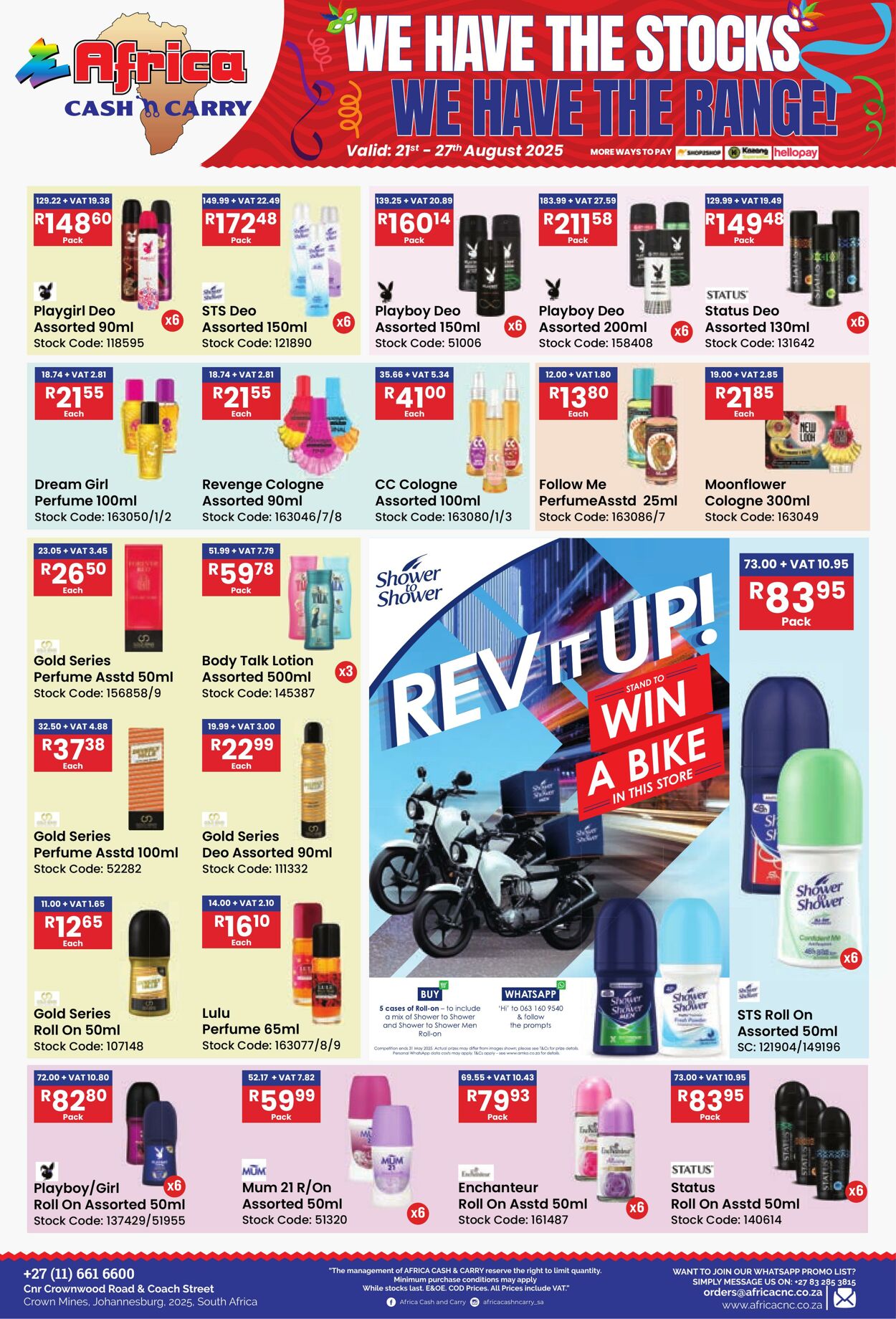 Special Africa Cash&Carry 21.08.2025 - 27.08.2025
