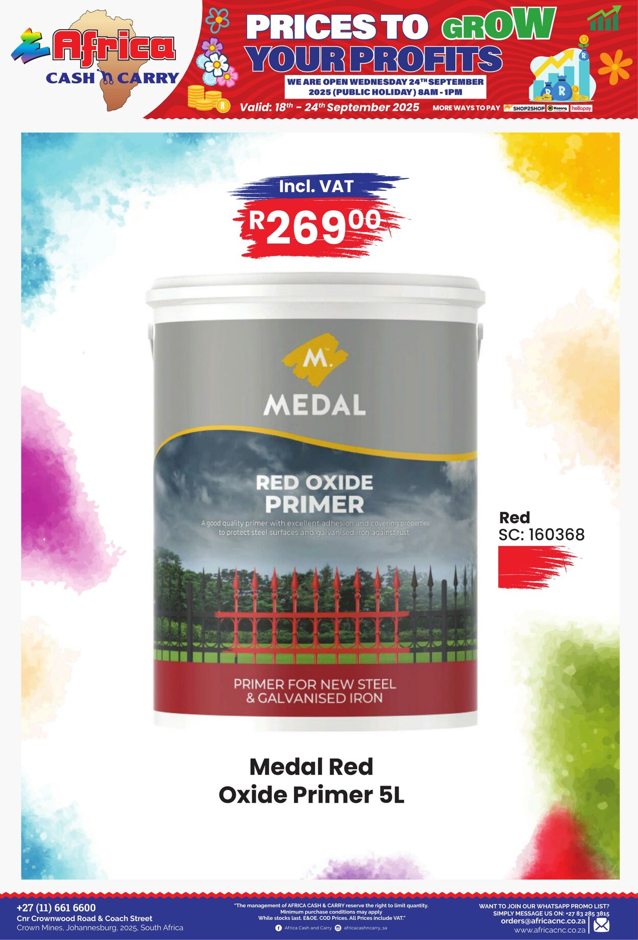 Special Africa Cash&Carry 18.09.2025 - 24.09.2025
