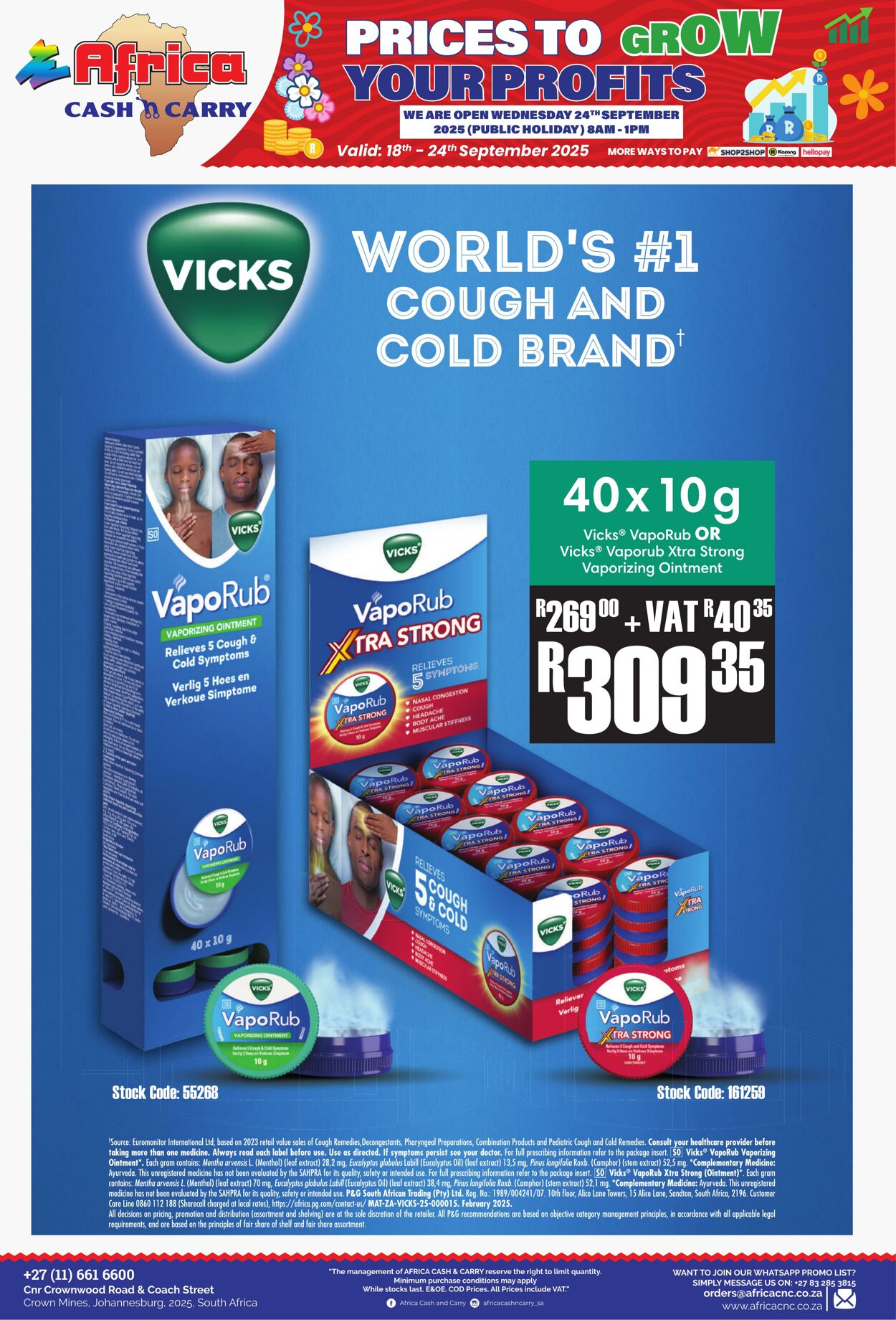 Special Africa Cash&Carry 18.09.2025 - 24.09.2025