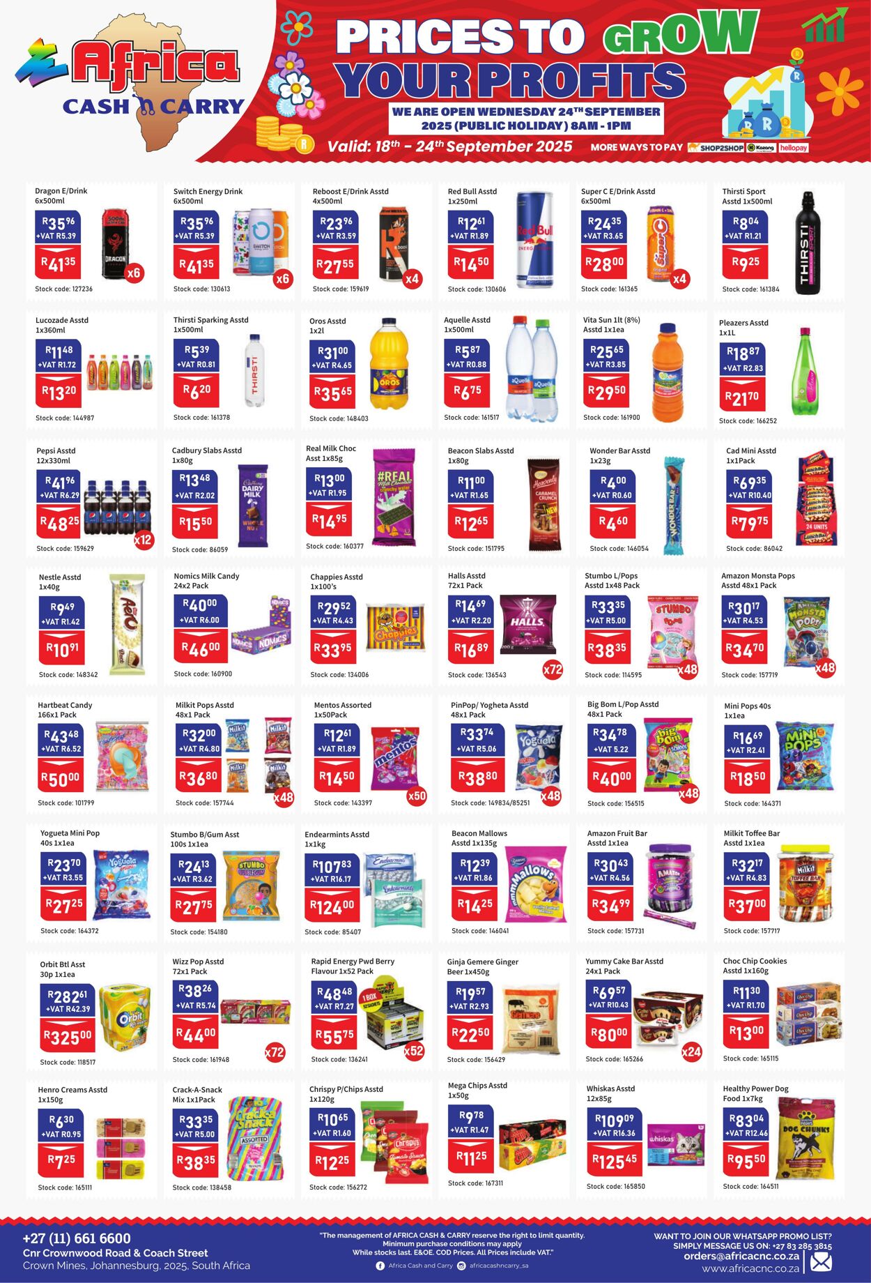 Special Africa Cash&Carry 18.09.2025 - 24.09.2025