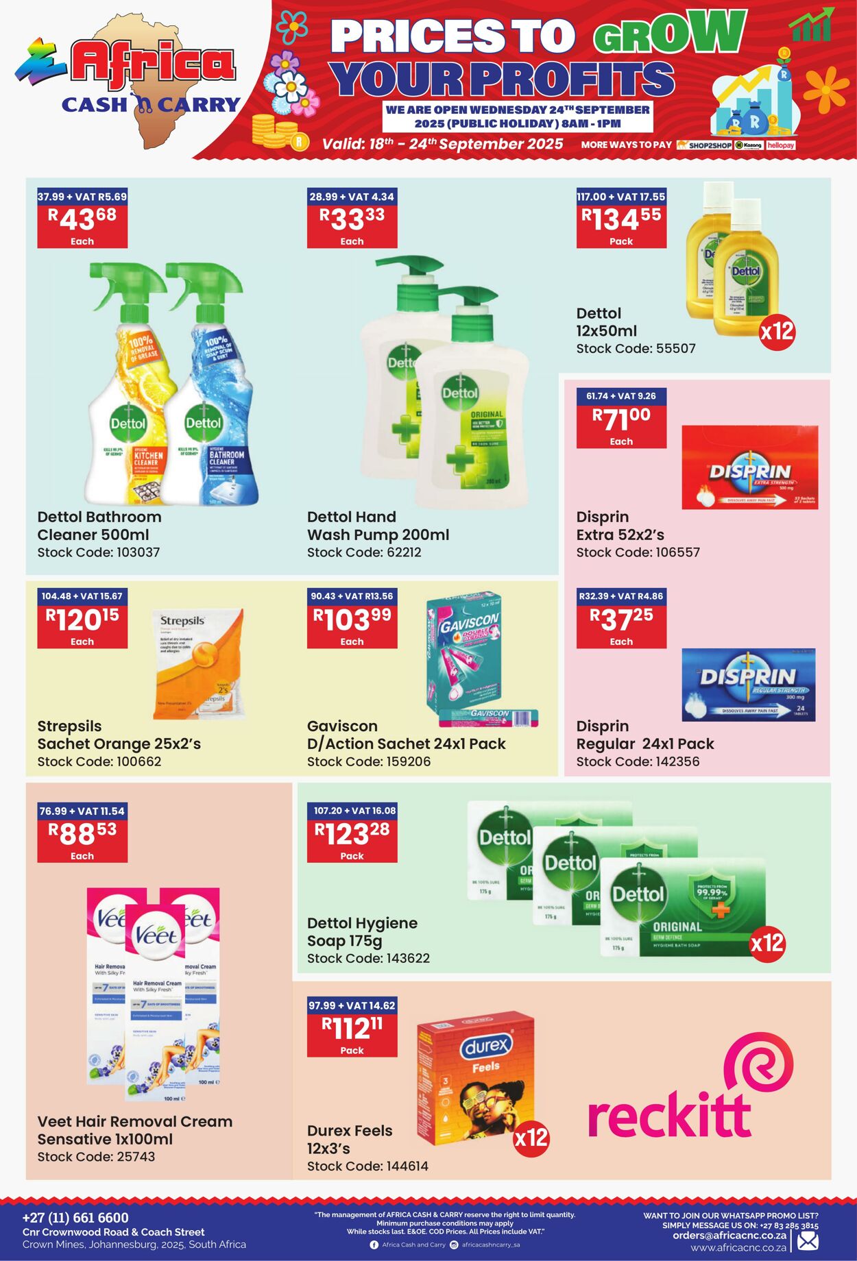 Special Africa Cash&Carry 18.09.2025 - 24.09.2025